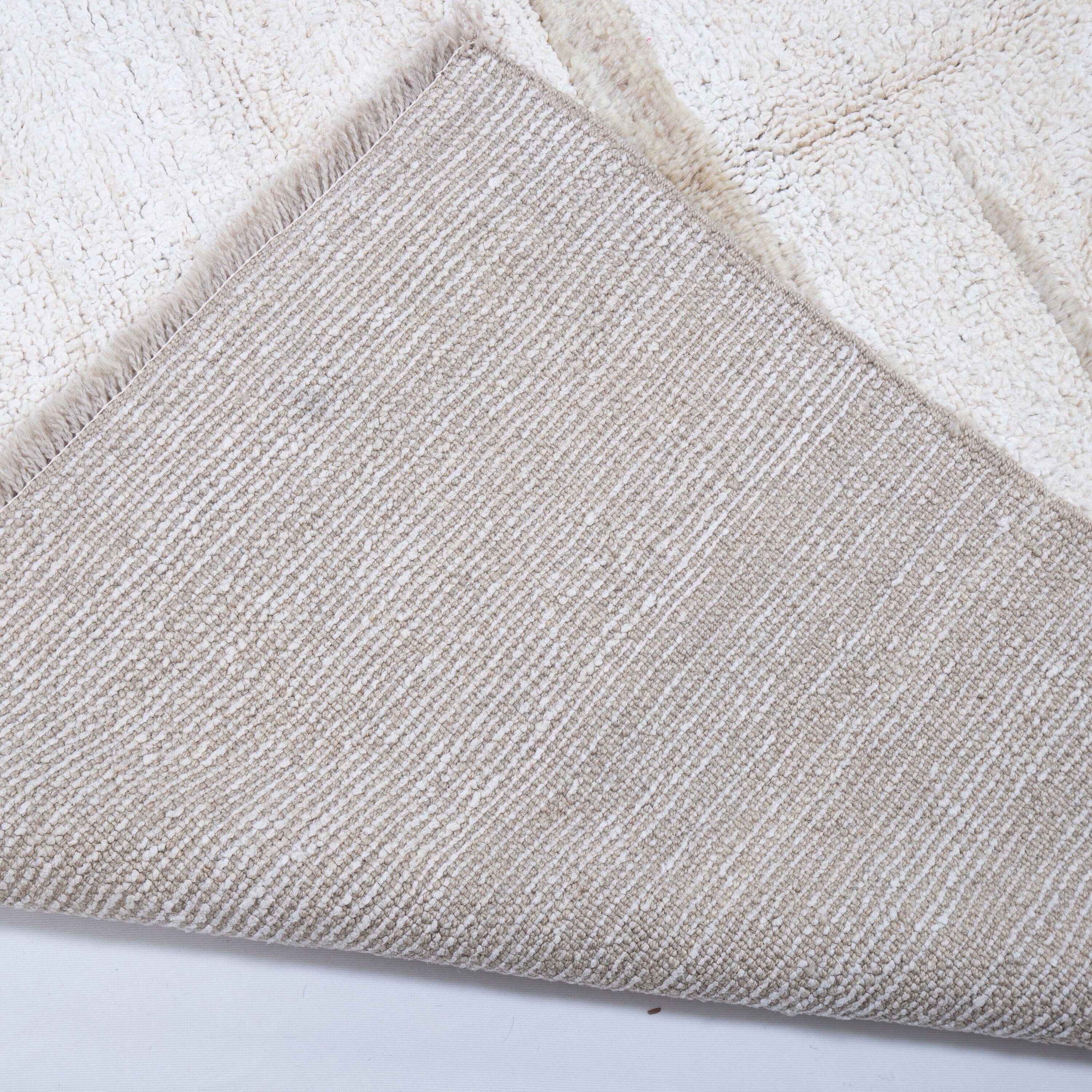 Contemporary TURKISH RUG up cycled from vintage HEMP and goat hair flat weaves.