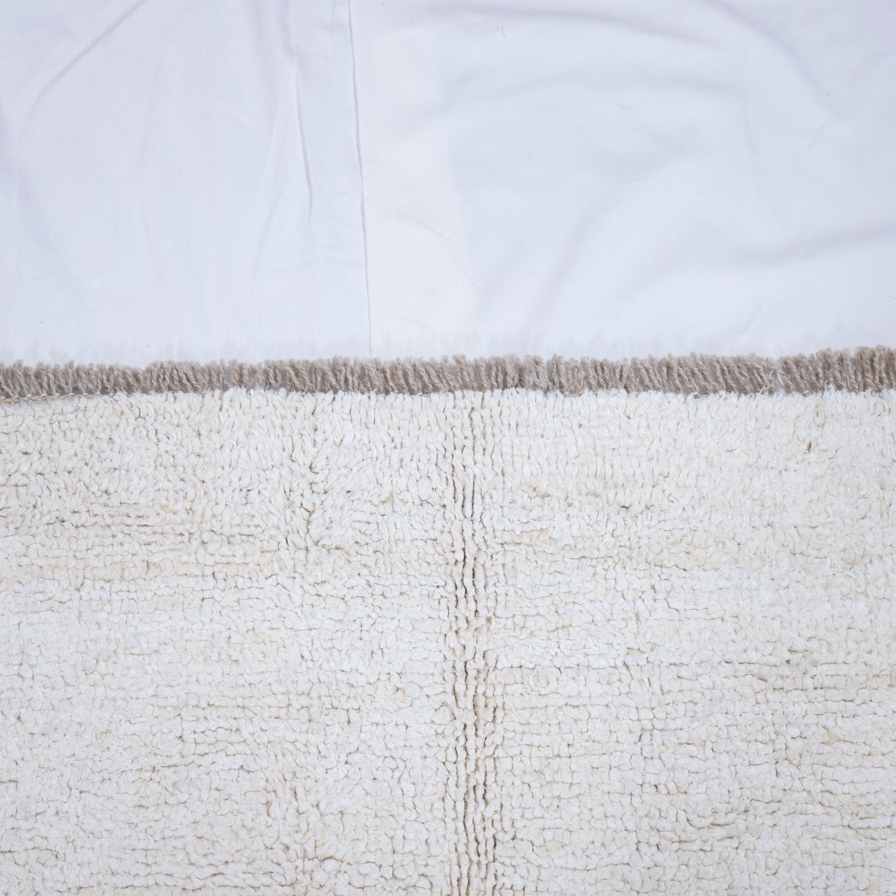 Contemporary TURKISH RUG up cycled from vintage HEMP and goat hair flat weaves