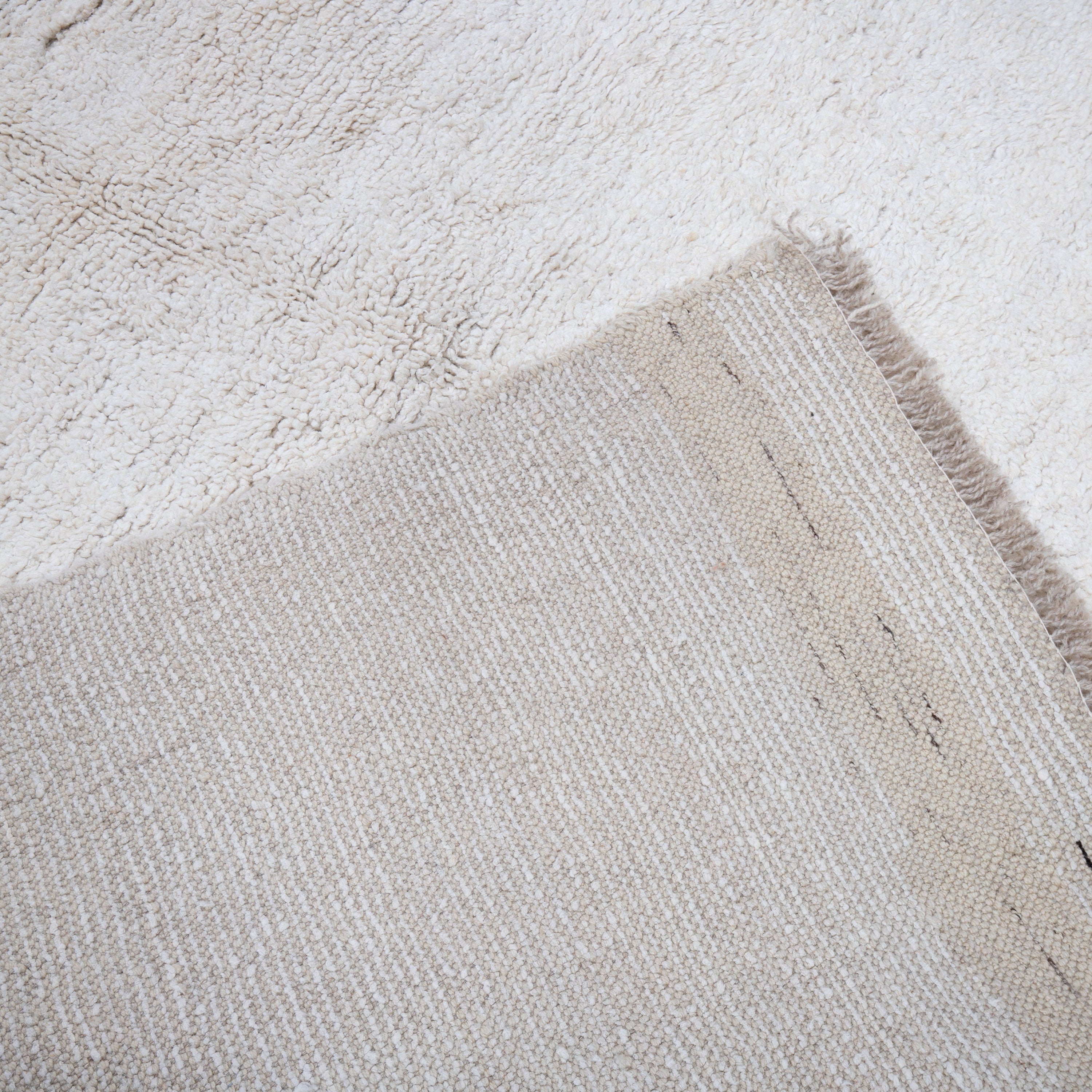 Contemporary TURKISH RUG up cycled from vintage HEMP and goat hair flat weaves