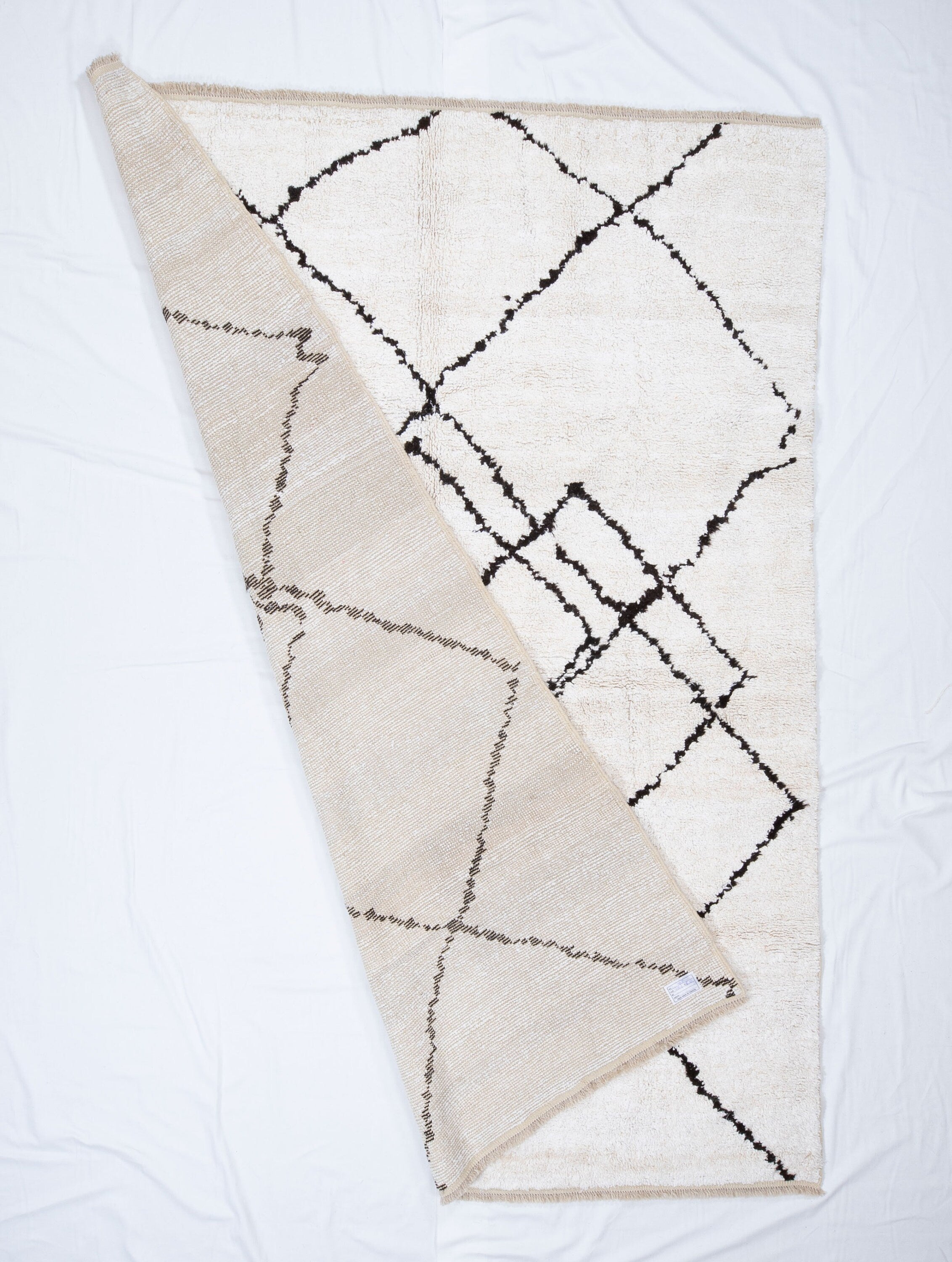 Contemporary TURKISH RUG up cycled from vintage HEMP and goat hair flat weaves.