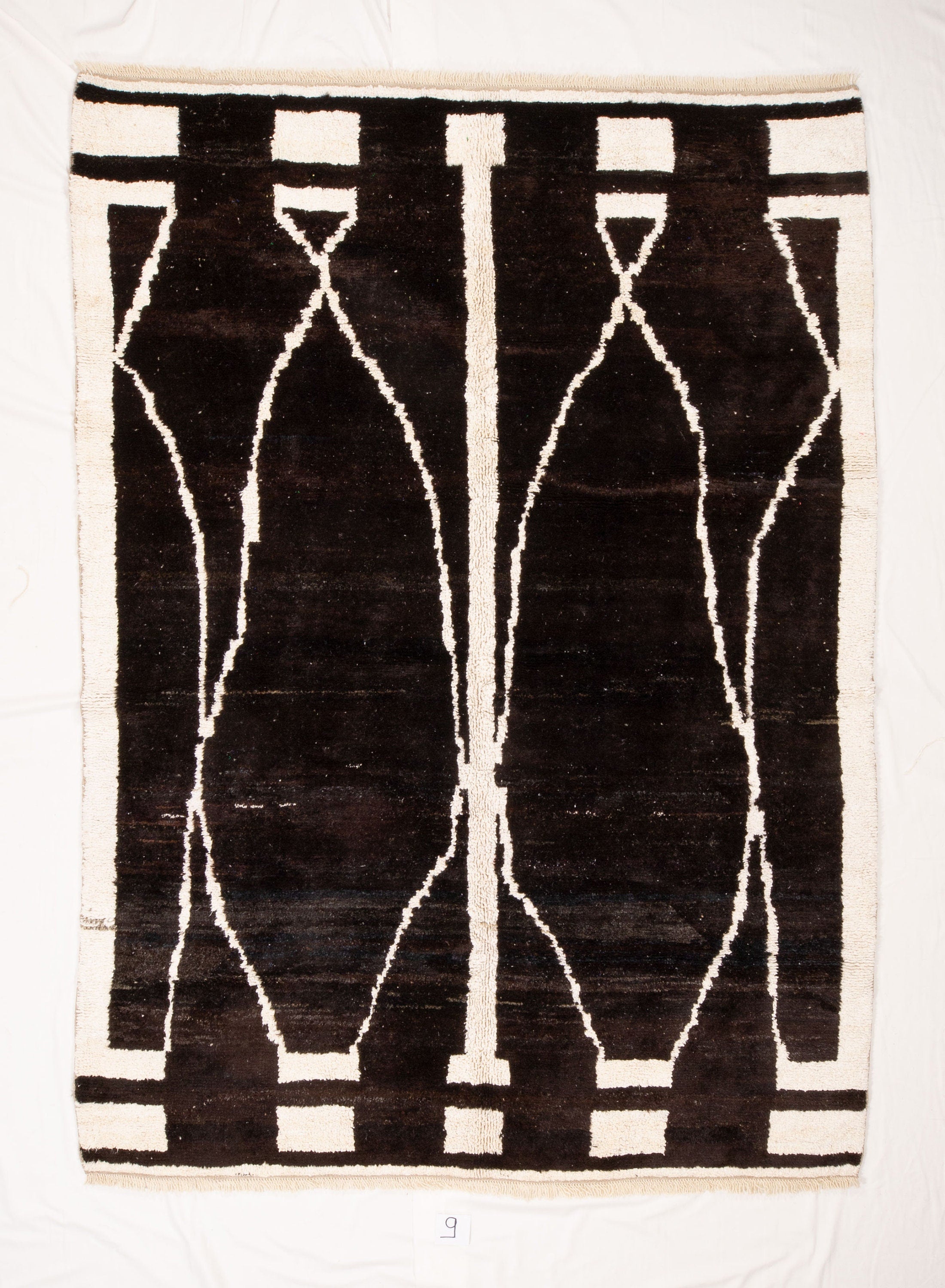 Contemporary TURKISH RUG up cycled from vintage HEMP and goat hair flat weaves.