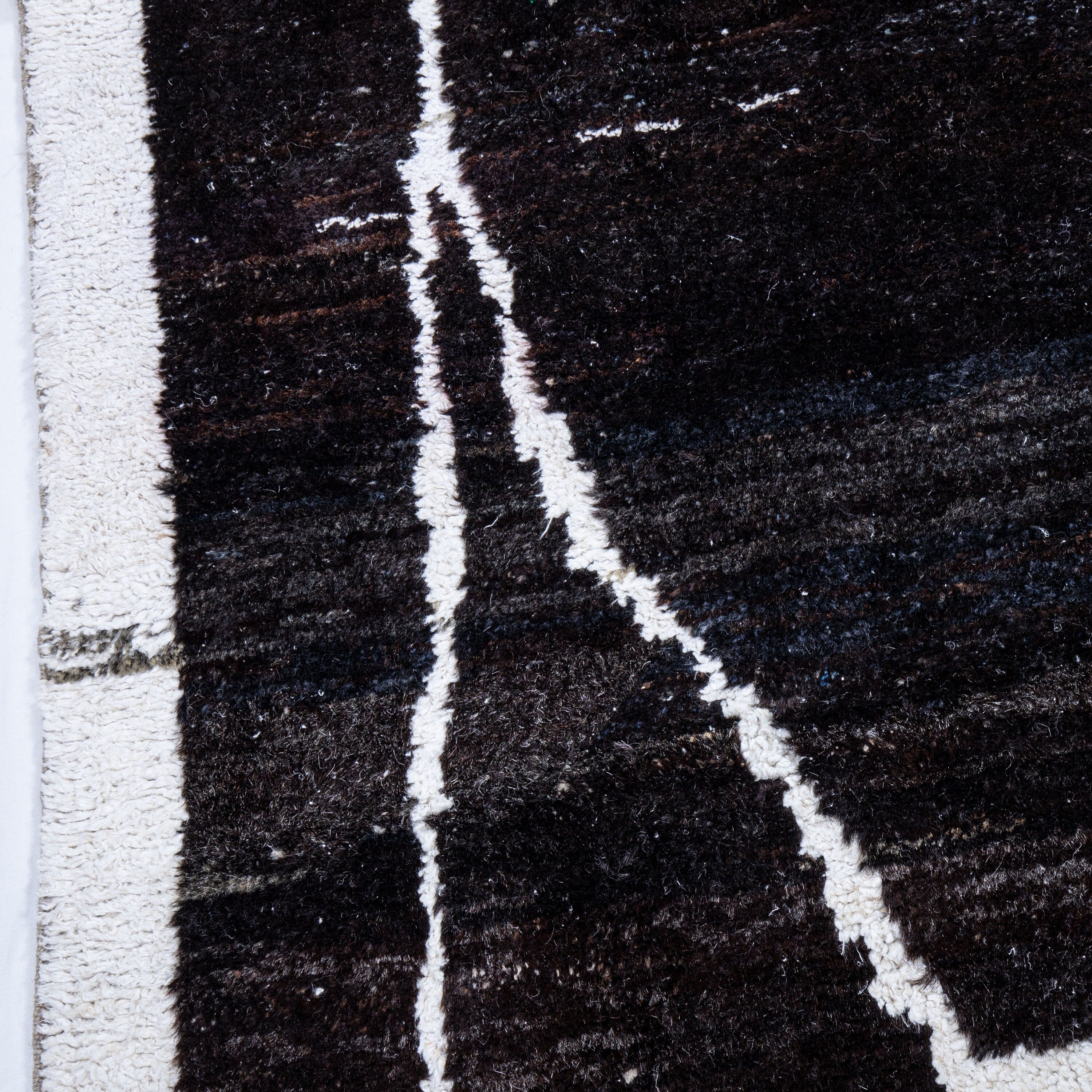 Contemporary TURKISH RUG up cycled from vintage HEMP and goat hair flat weaves.