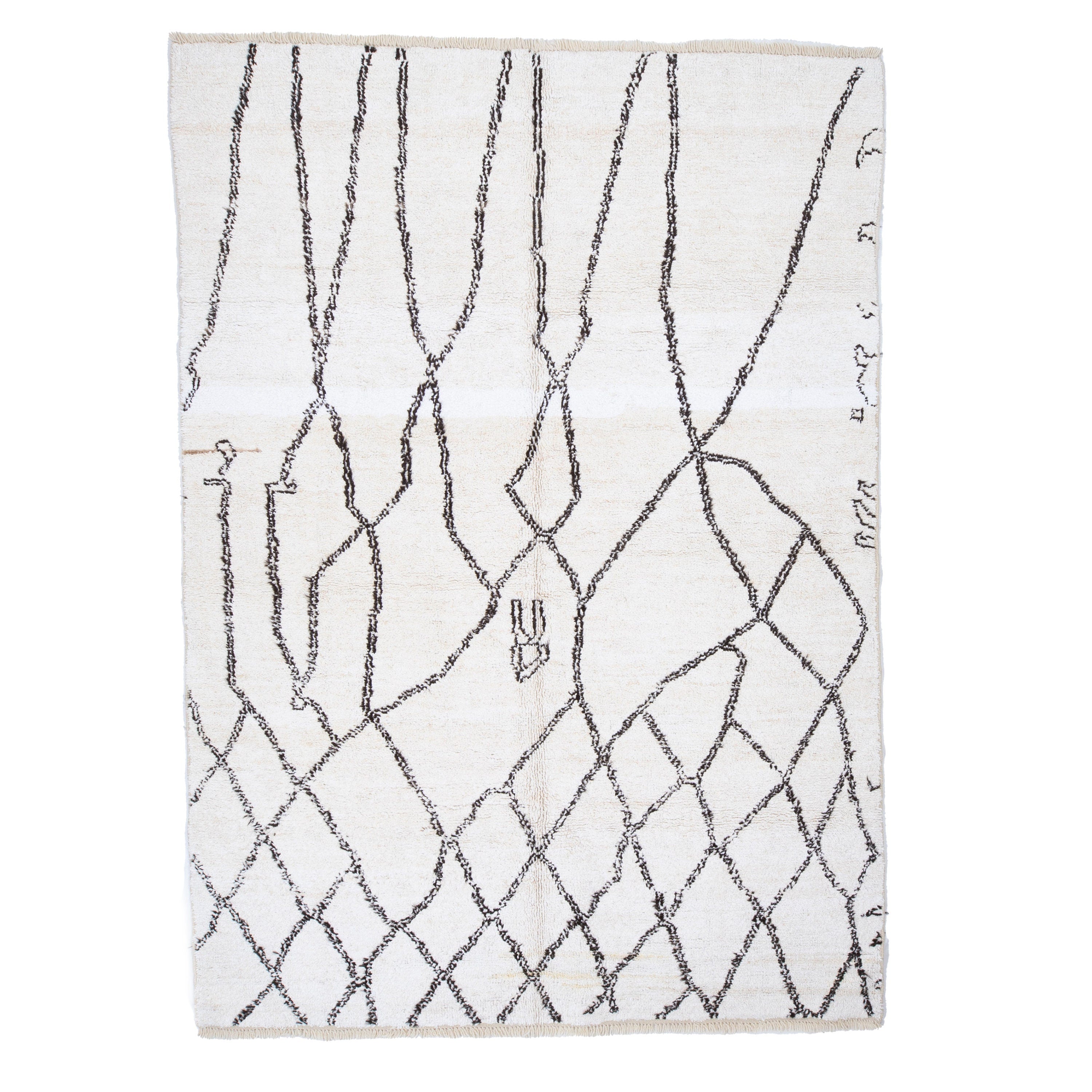 Contemporary TURKISH RUG up cycled from vintage HEMP and goat hair flat weaves.