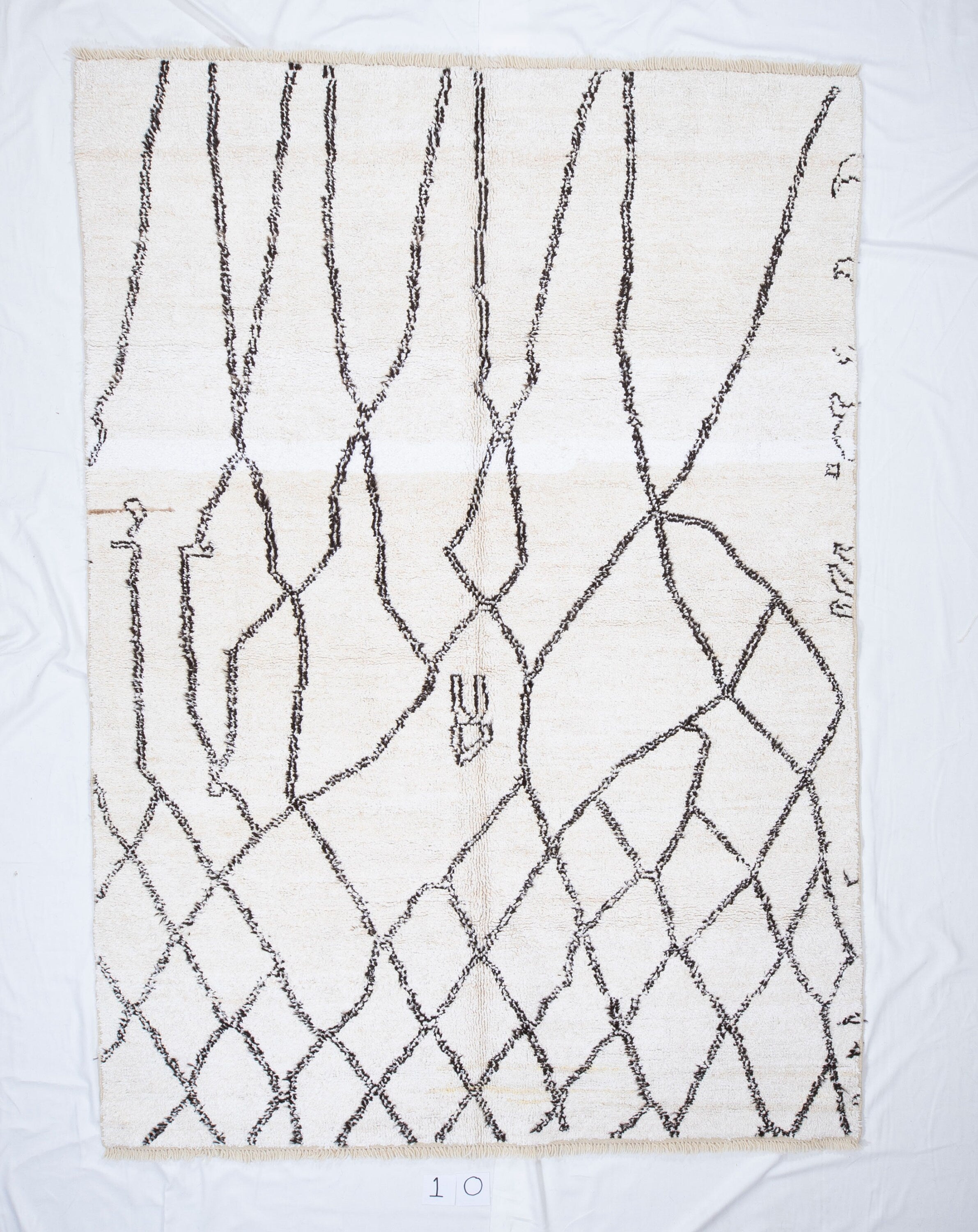 Contemporary TURKISH RUG up cycled from vintage HEMP and goat hair flat weaves.