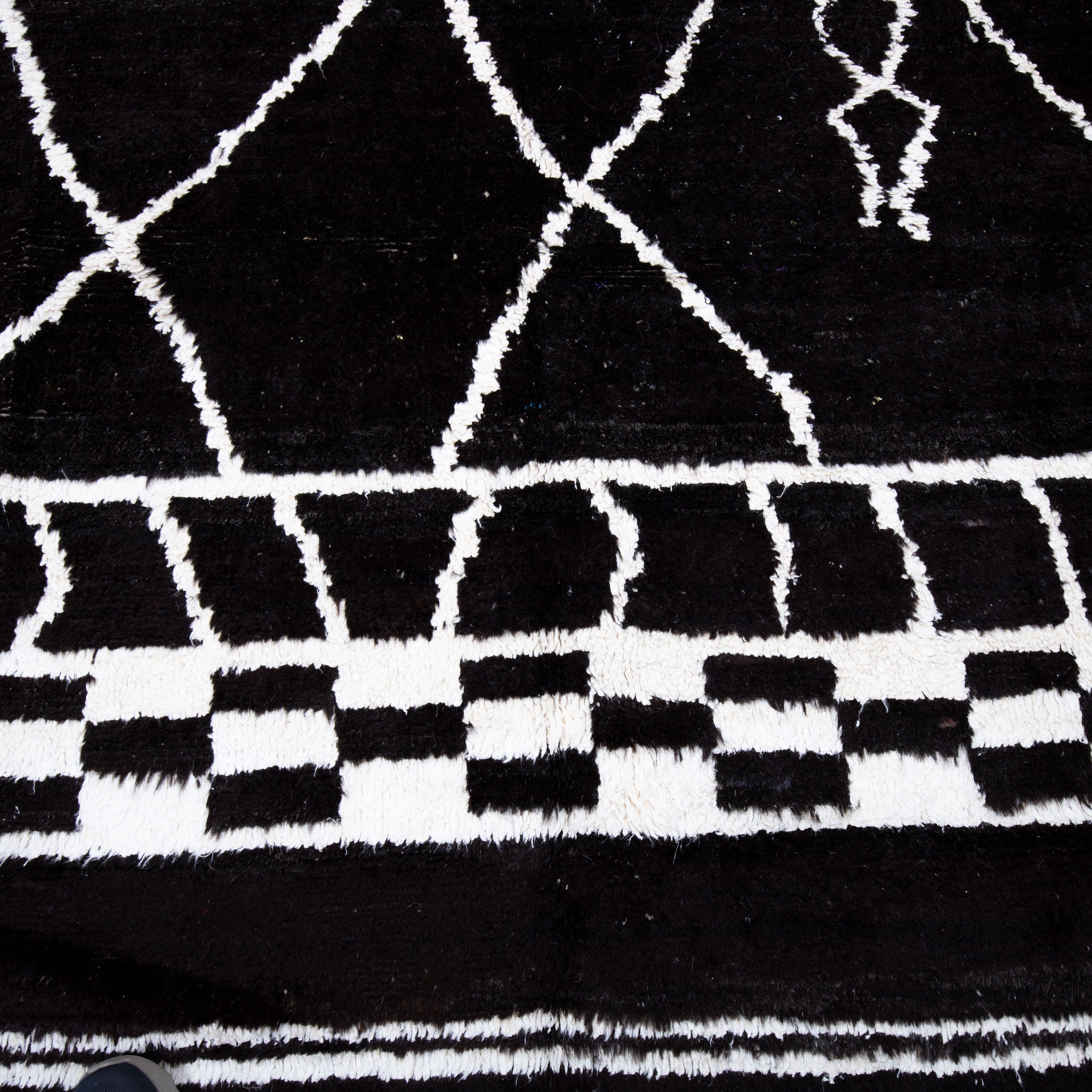 Contemporary TURKISH RUG up cycled from vintage HEMP and goat hair flat weaves.