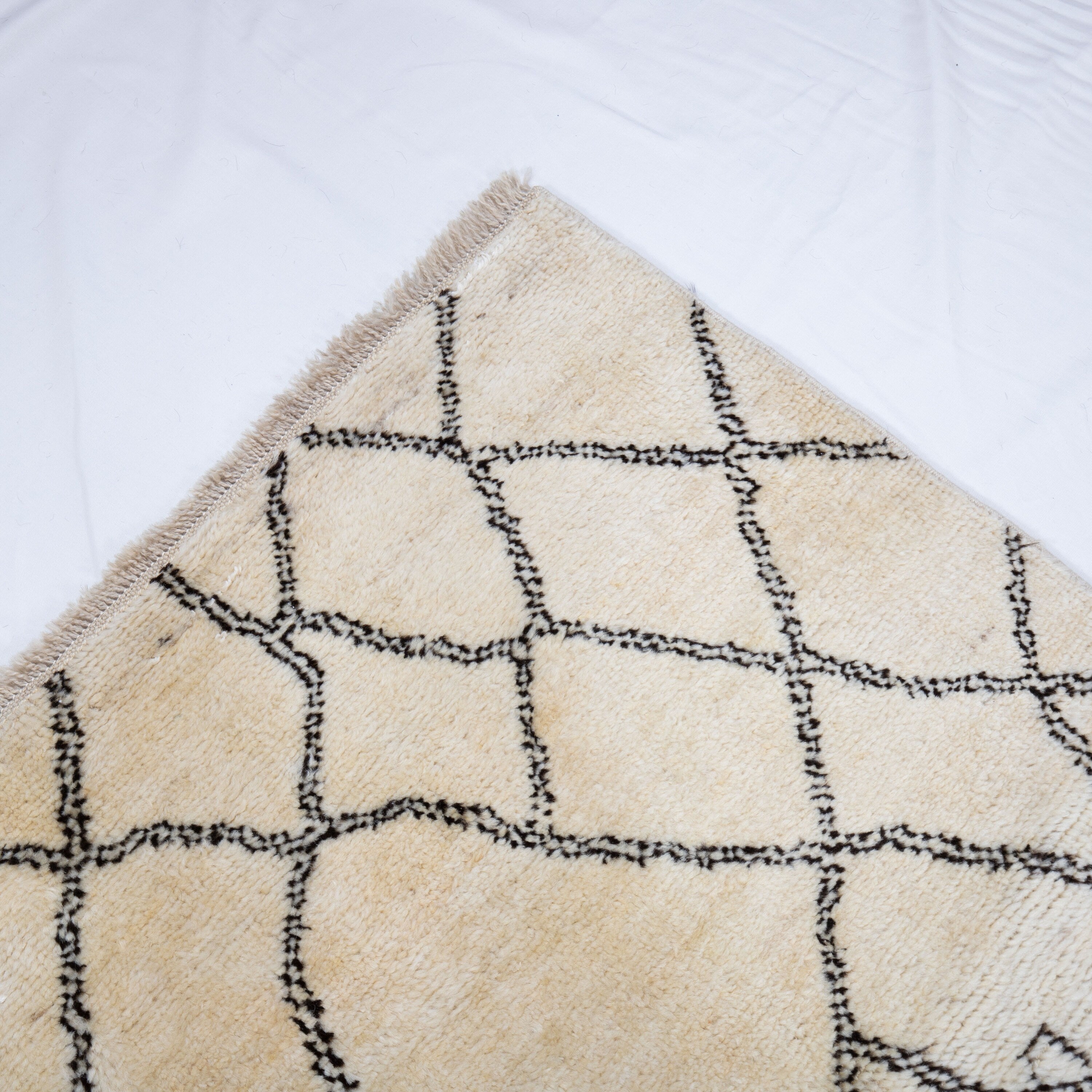 Contemporary TURKISH RUG up cycled from vintage HEMP and goat hair flat weaves