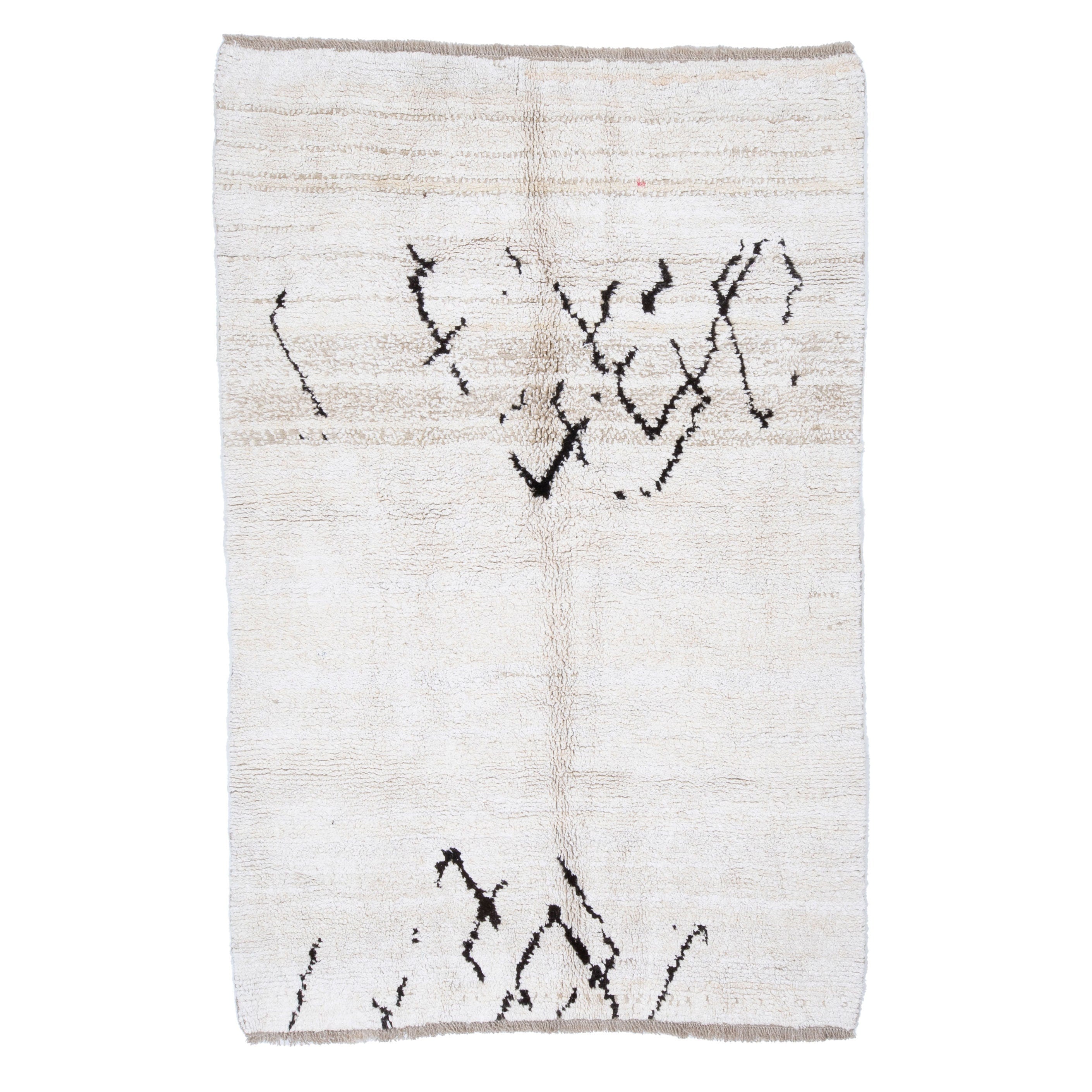 Contemporary TURKISH RUG up cycled from vintage HEMP and goat hair flat weaves