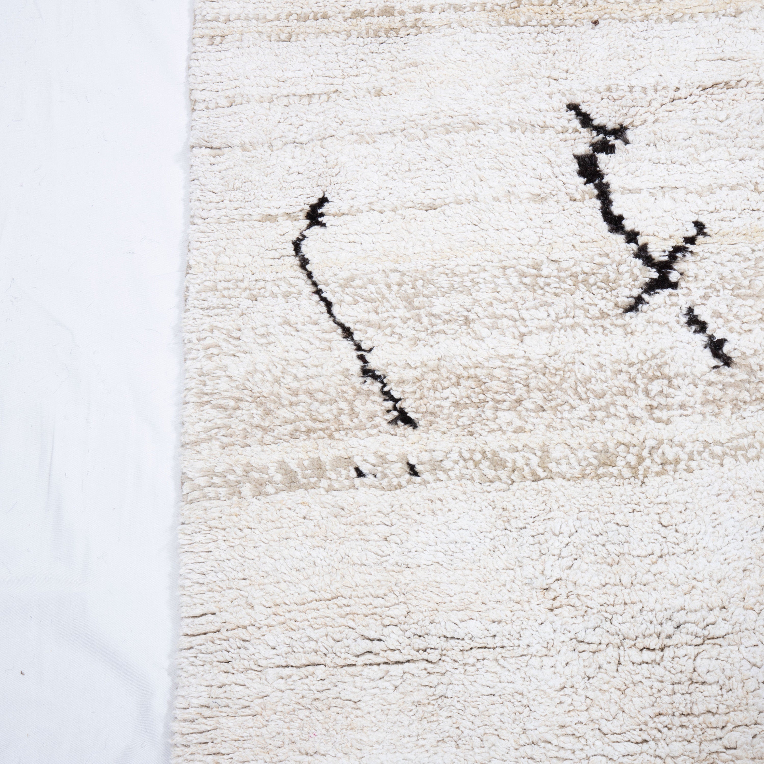 Contemporary TURKISH RUG up cycled from vintage HEMP and goat hair flat weaves