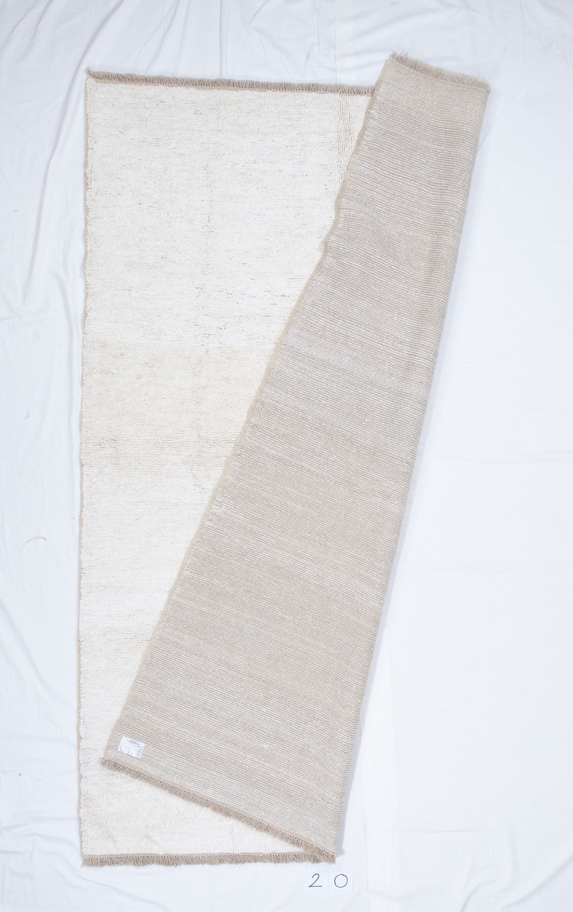 Contemporary TURKISH RUG up cycled from vintage HEMP and goat hair flat weaves.