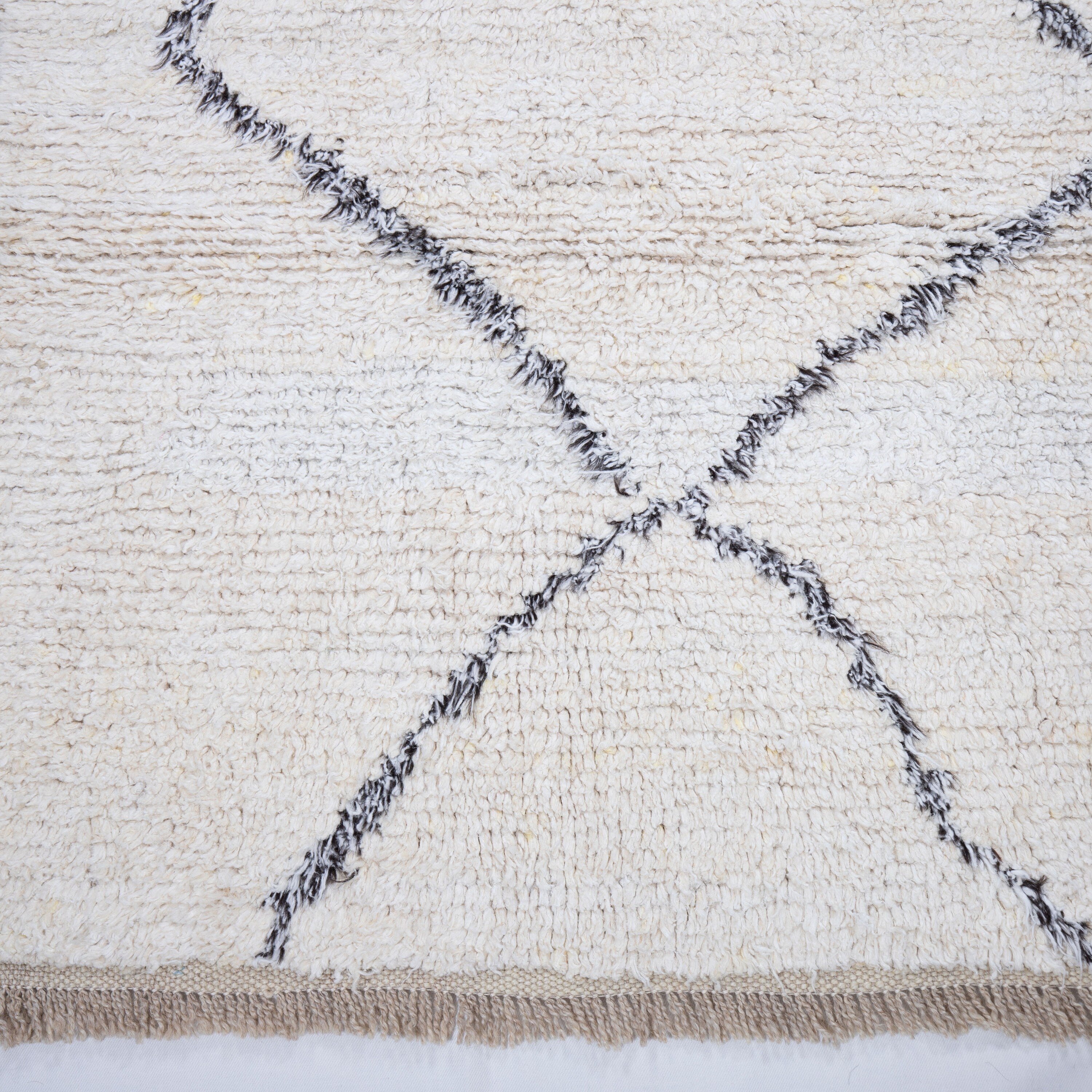 Contemporary TURKISH RUG up cycled from vintage HEMP and goat hair flat weaves