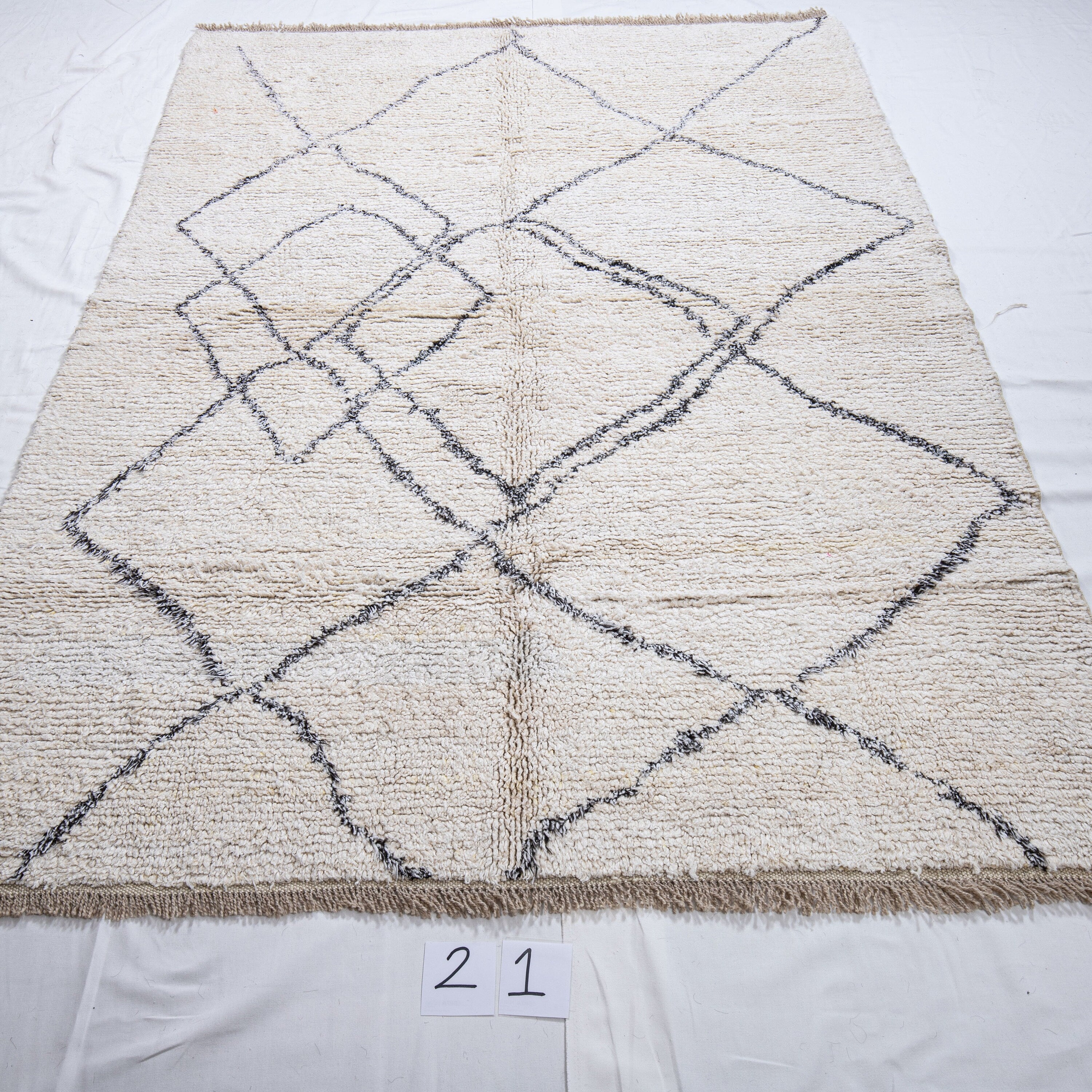 Contemporary TURKISH RUG up cycled from vintage HEMP and goat hair flat weaves