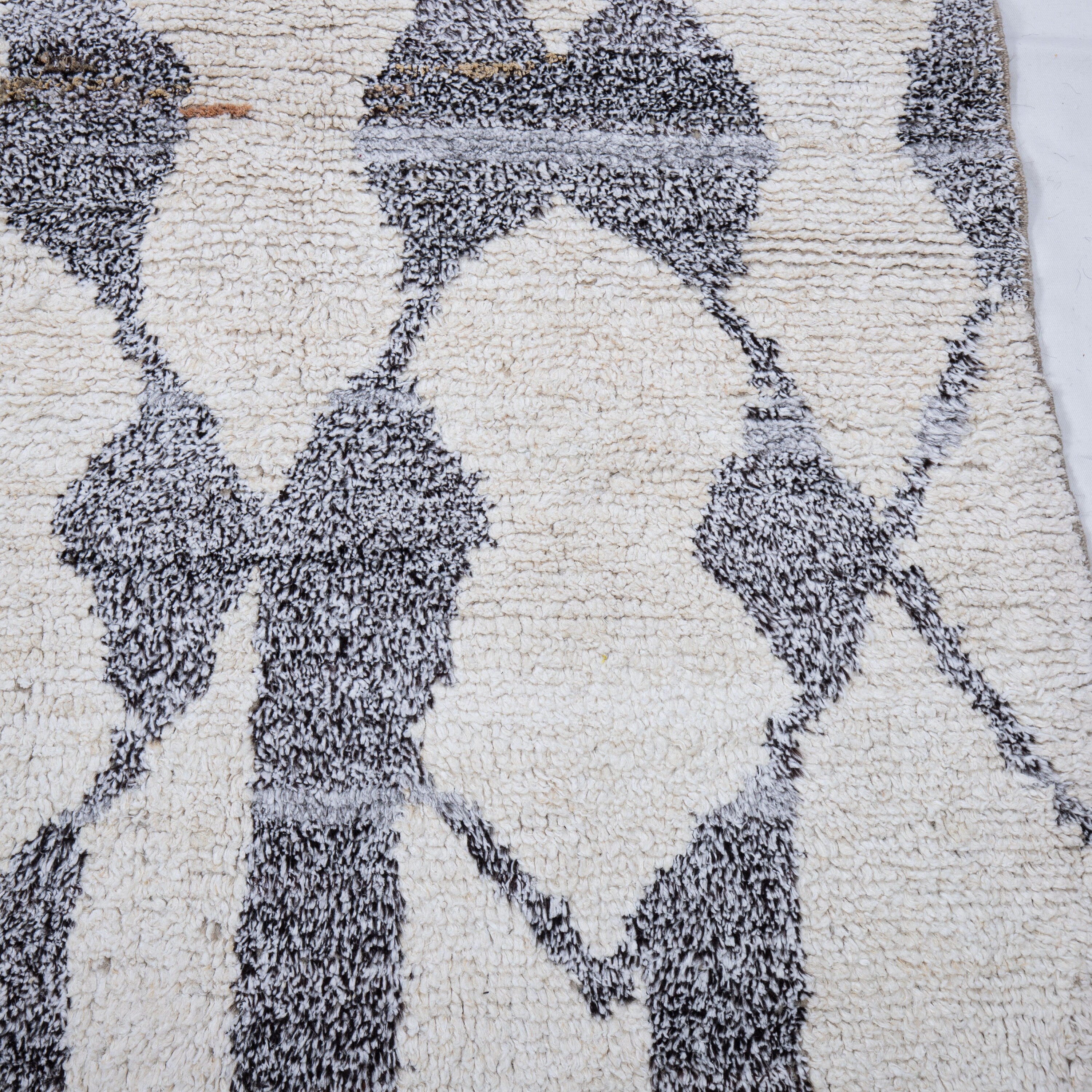 Contemporary TURKISH RUG up cycled from vintage HEMP and goat hair flat weaves