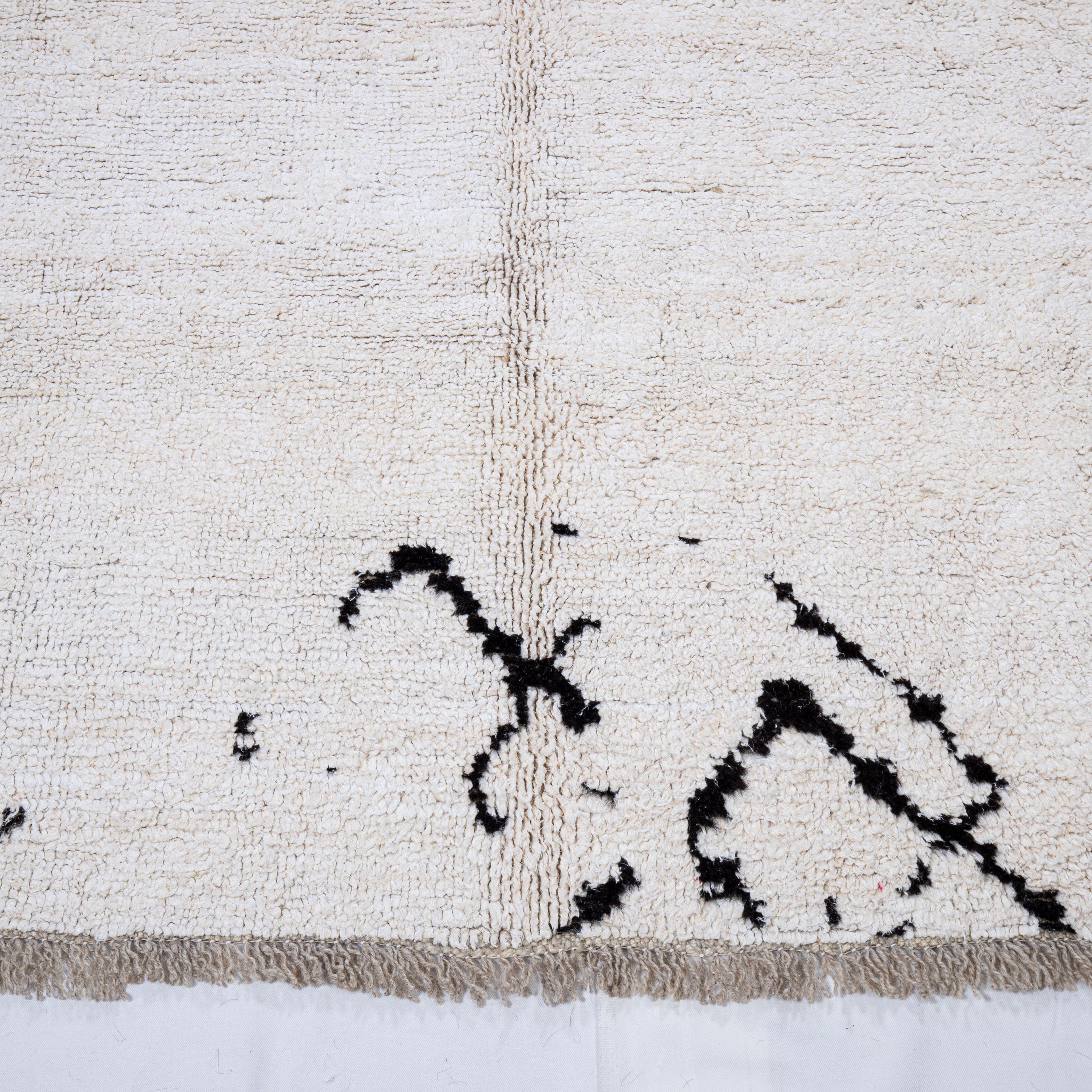 Contemporary TURKISH RUG up cycled from vintage HEMP and goat hair flat weaves.