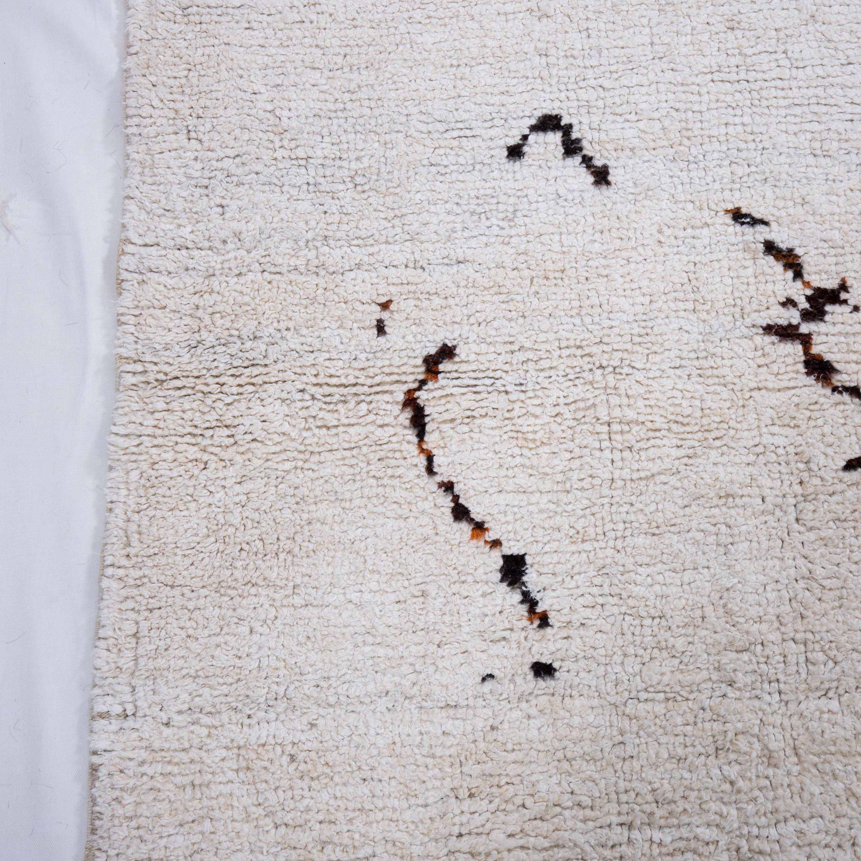 Contemporary TURKISH RUG up cycled from vintage HEMP and goat hair flat weaves.