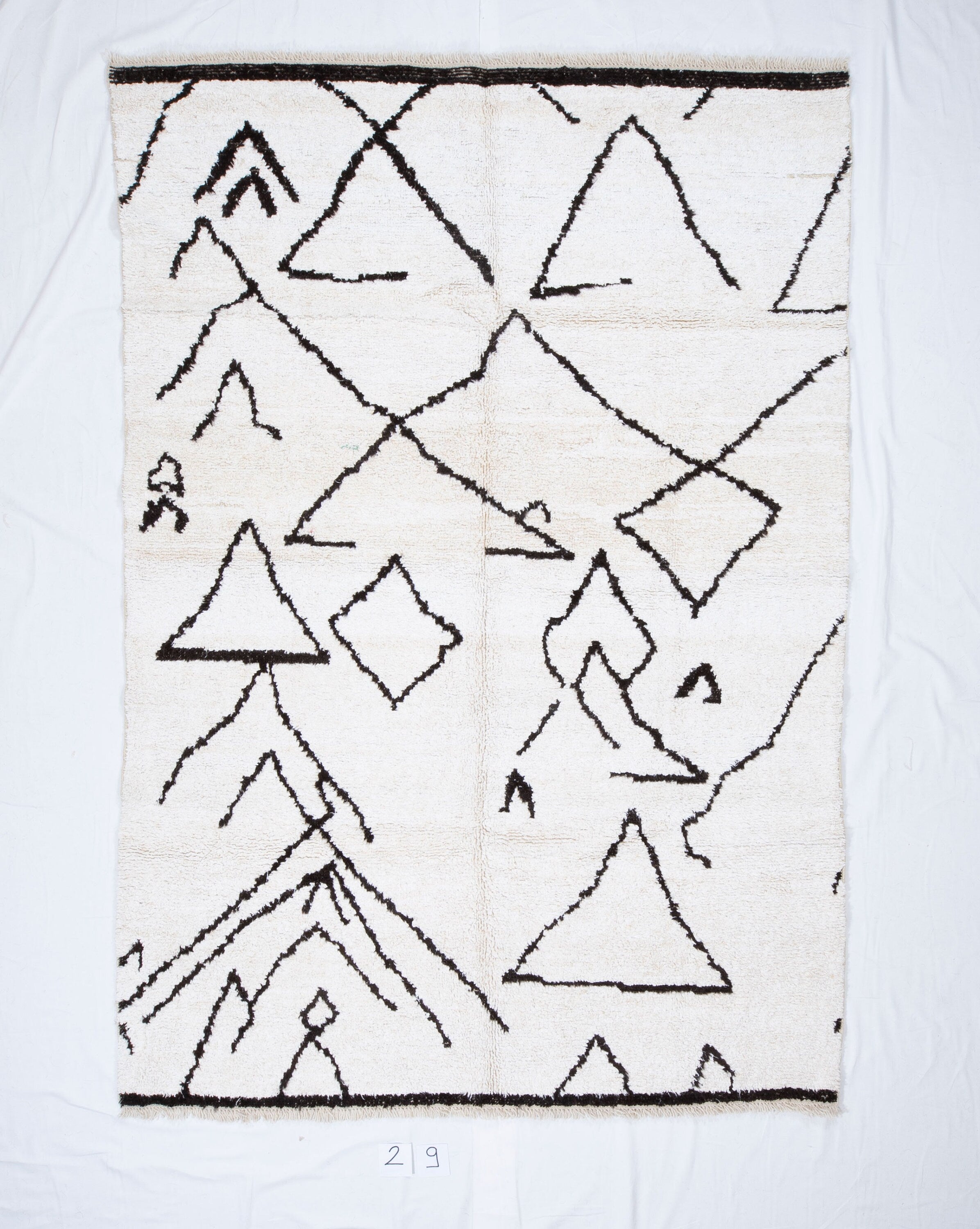 Contemporary TURKISH RUG up cycled from vintage HEMP and goat hair flat weaves