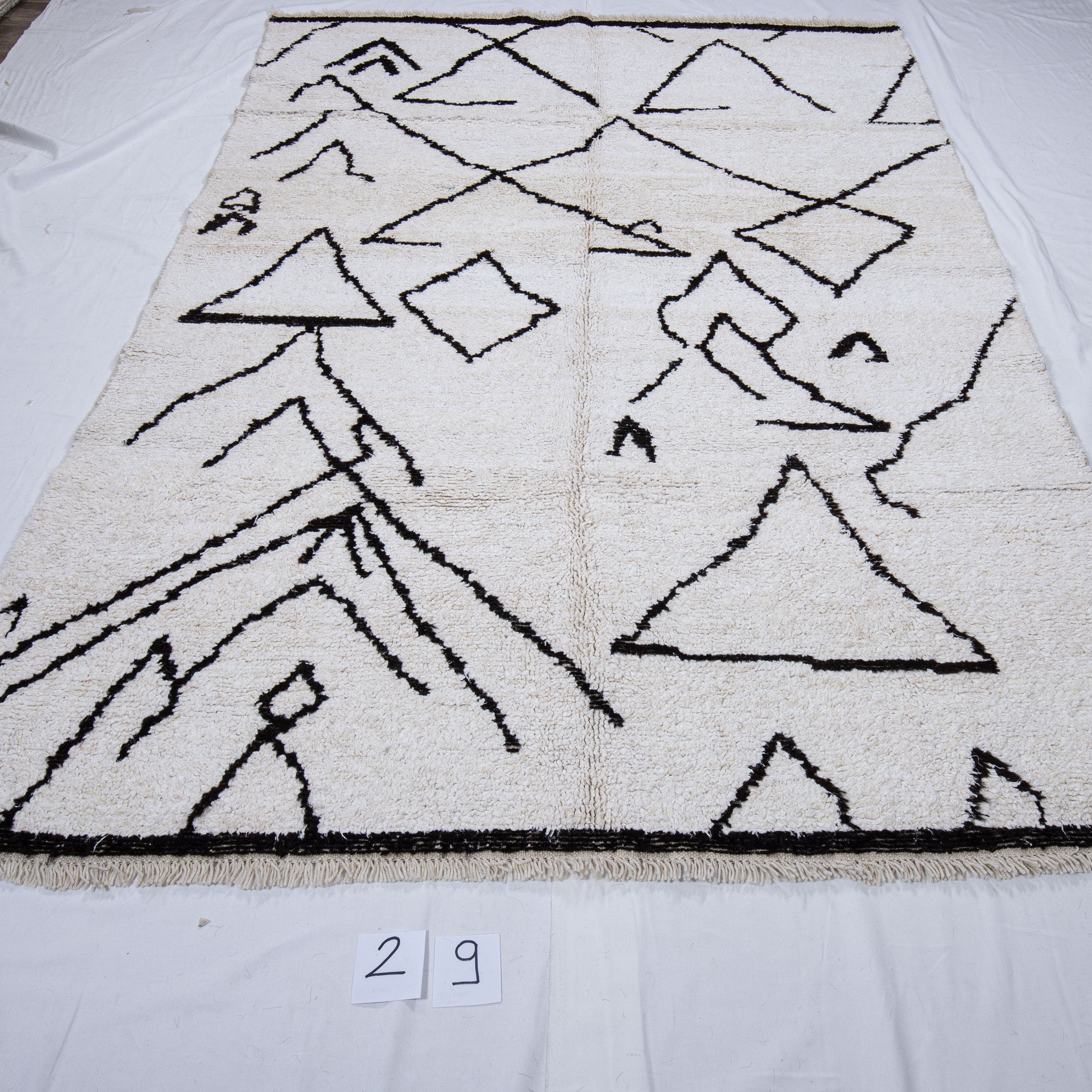 Contemporary TURKISH RUG up cycled from vintage HEMP and goat hair flat weaves