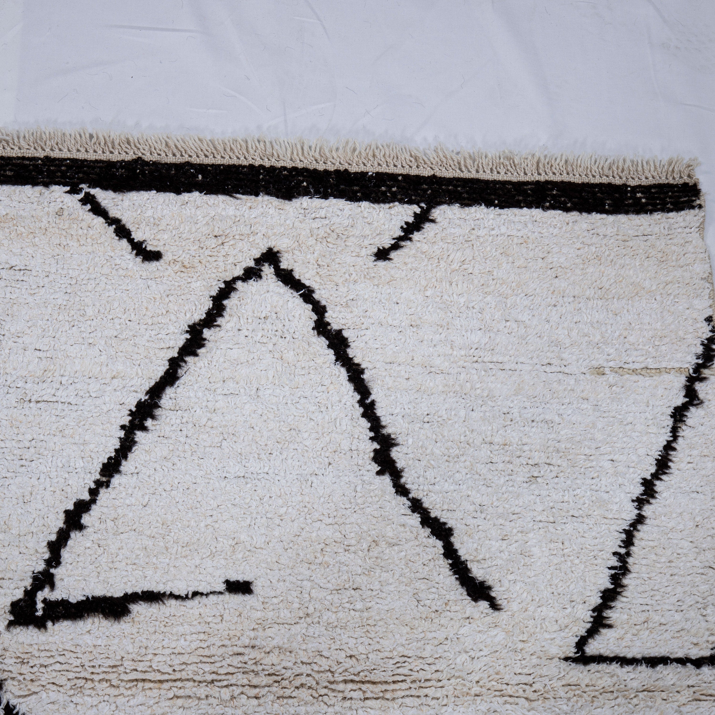 Contemporary TURKISH RUG up cycled from vintage HEMP and goat hair flat weaves