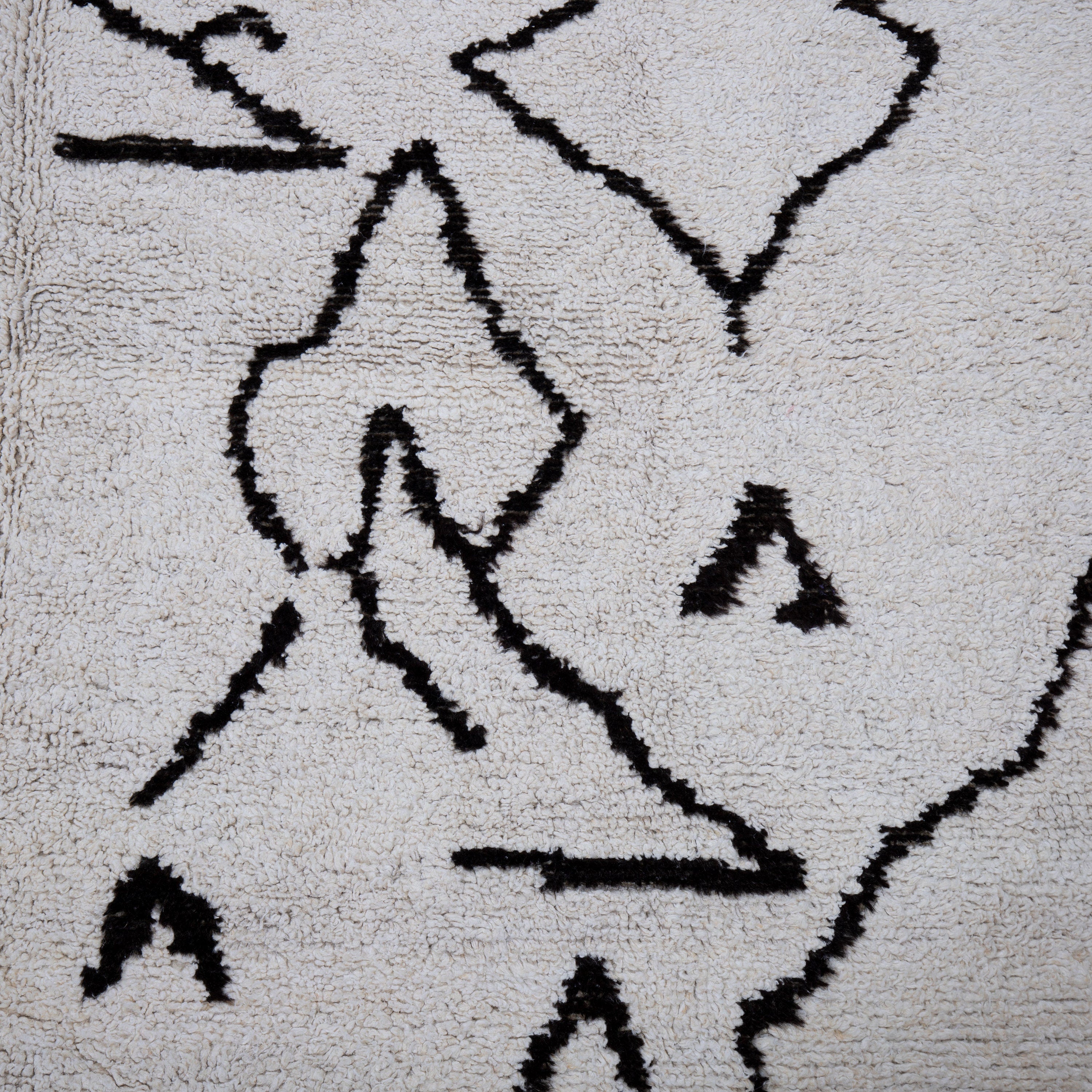 Contemporary TURKISH RUG up cycled from vintage HEMP and goat hair flat weaves