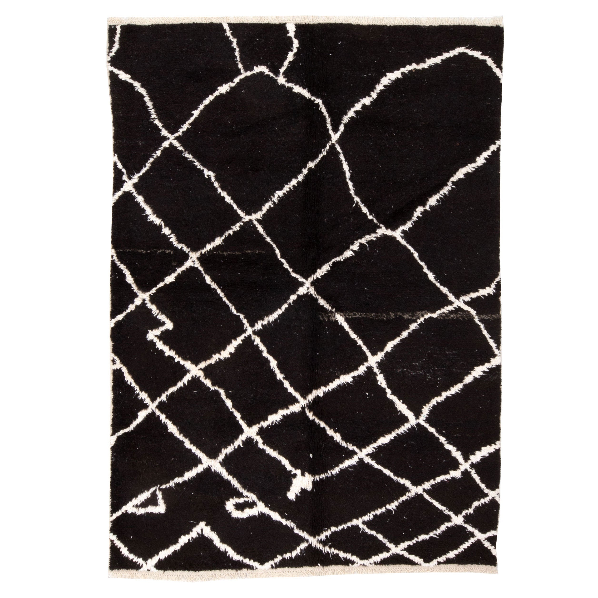 Contemporary TURKISH RUG up cycled from vintage HEMP and goat hair flat weaves