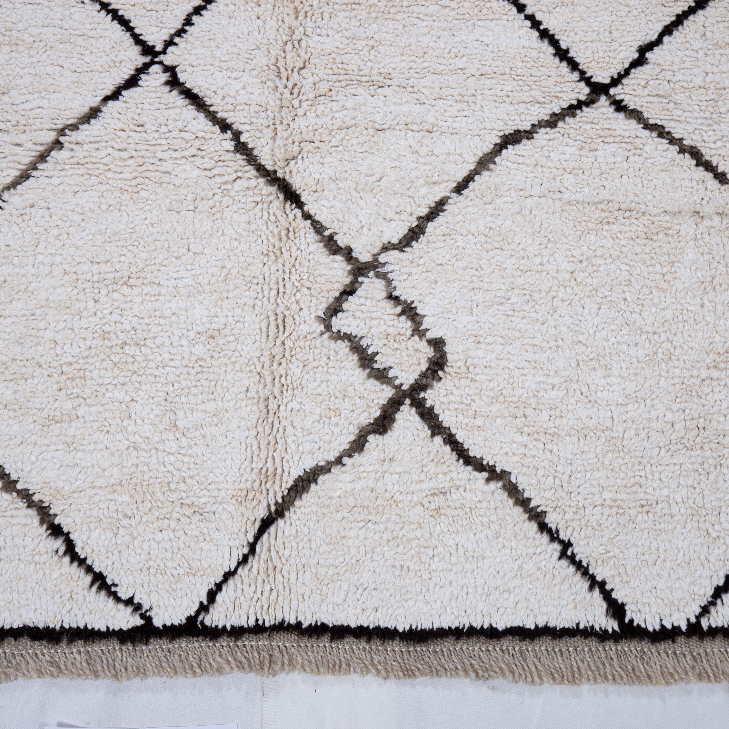 Contemporary TURKISH RUG up cycled from vintage HEMP and goat hair flat weaves.