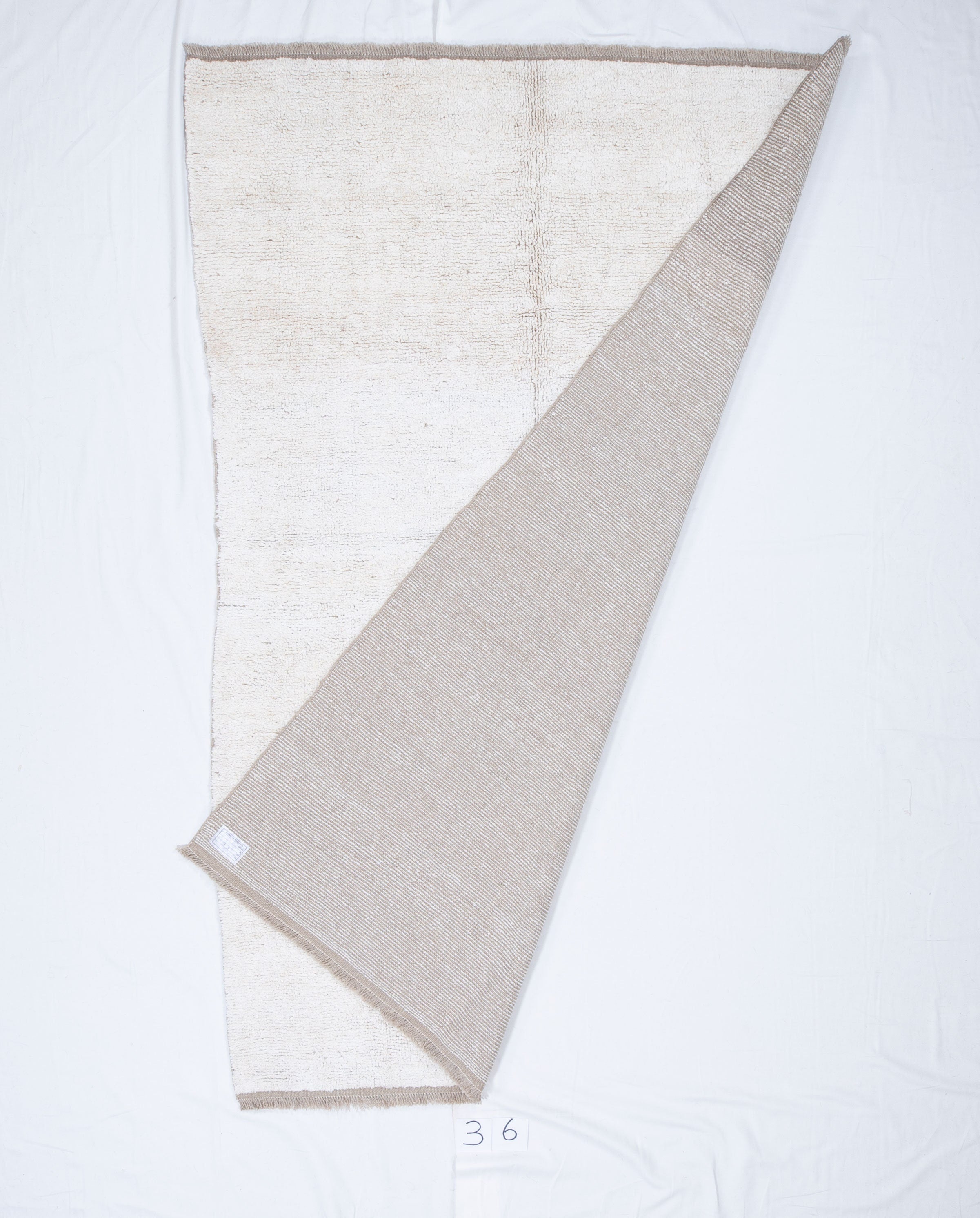 Contemporary TURKISH RUG up cycled from vintage HEMP and goat hair flat weaves.