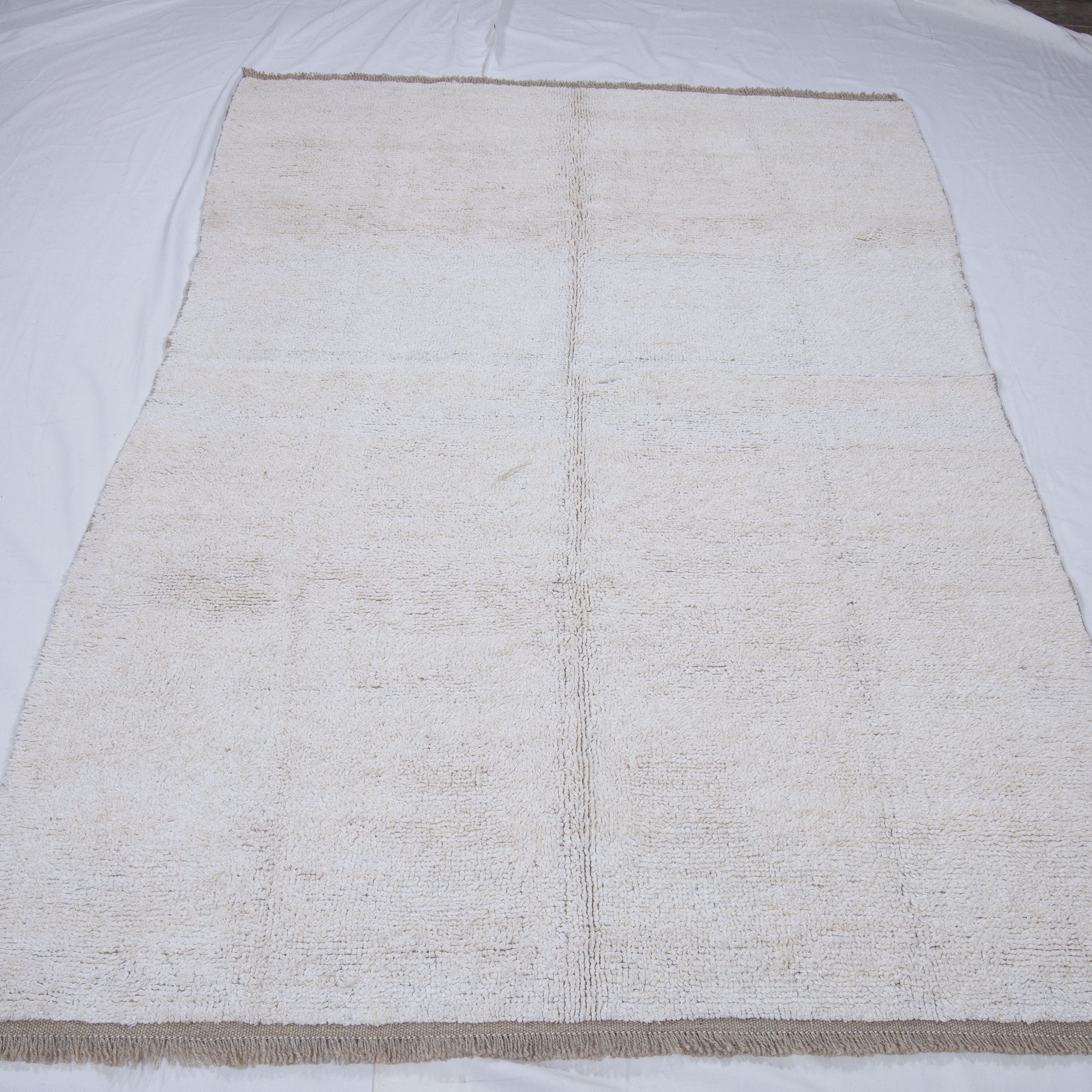 Contemporary TURKISH RUG up cycled from vintage HEMP and goat hair flat weaves.