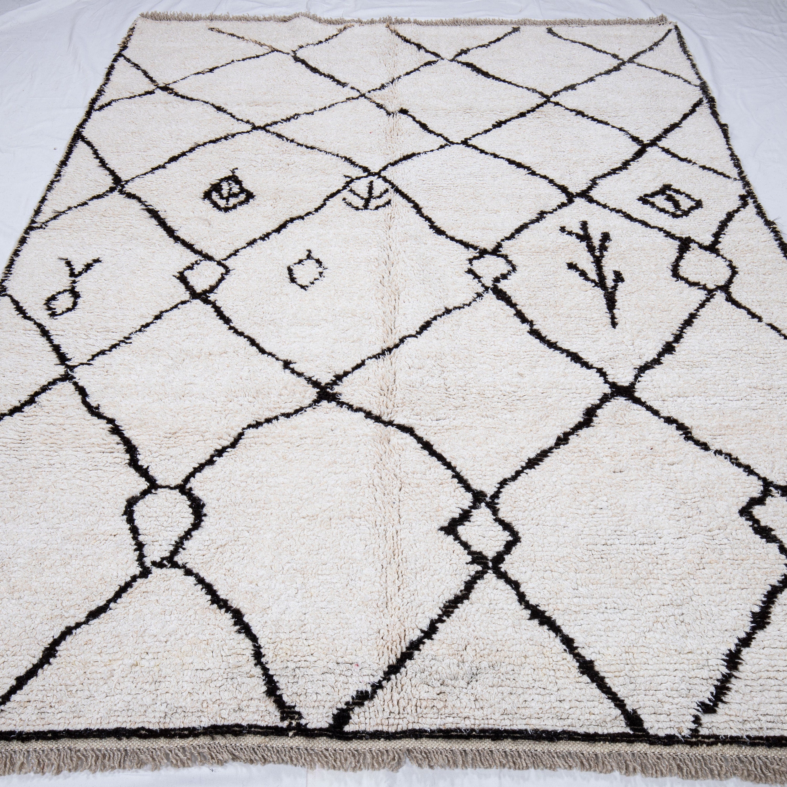 Contemporary TURKISH RUG up cycled from vintage HEMP and goat hair flat weaves.