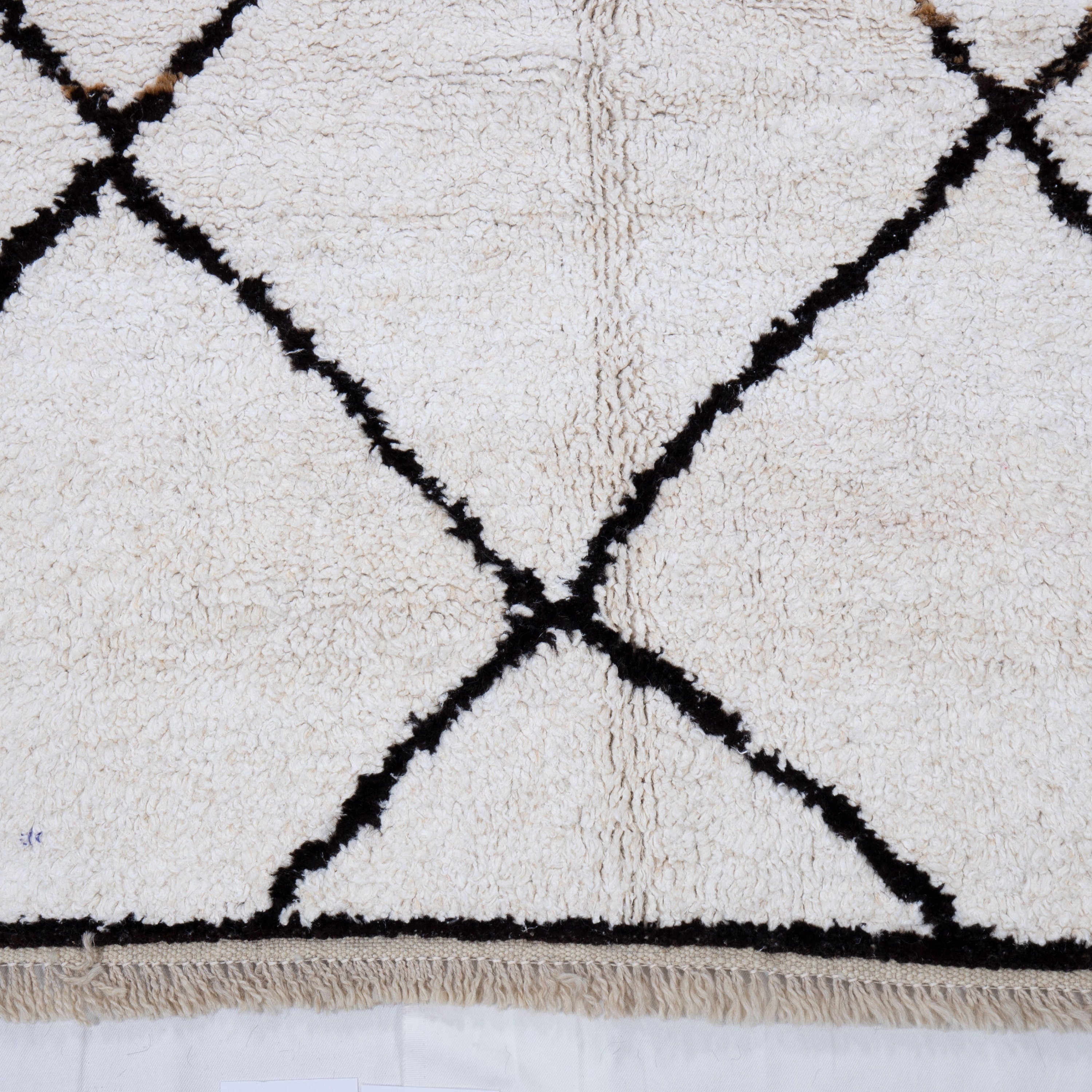 Contemporary TURKISH RUG up cycled from vintage HEMP and goat hair flat weaves