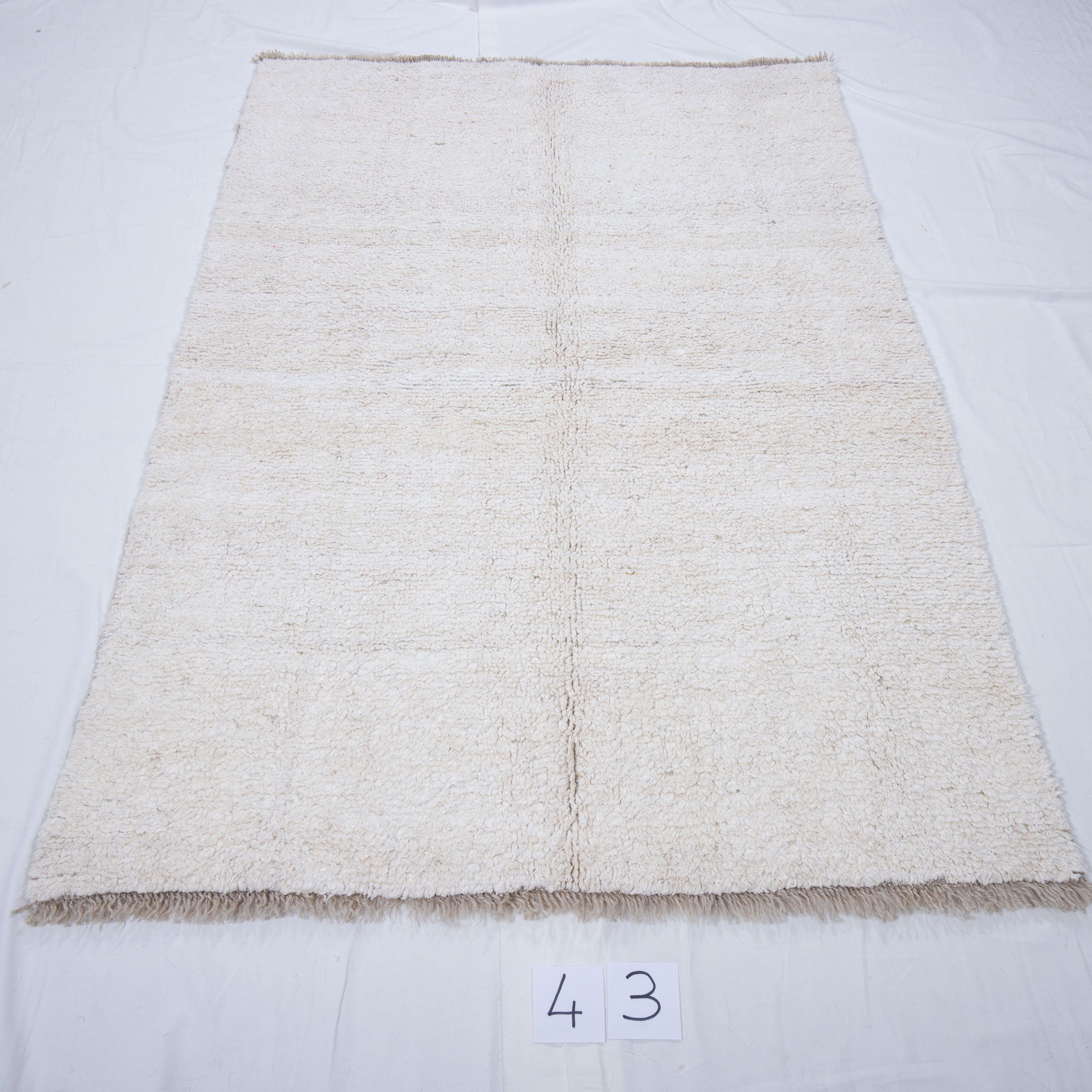 Contemporary TURKISH RUG up cycled from vintage HEMP and goat hair flat weaves