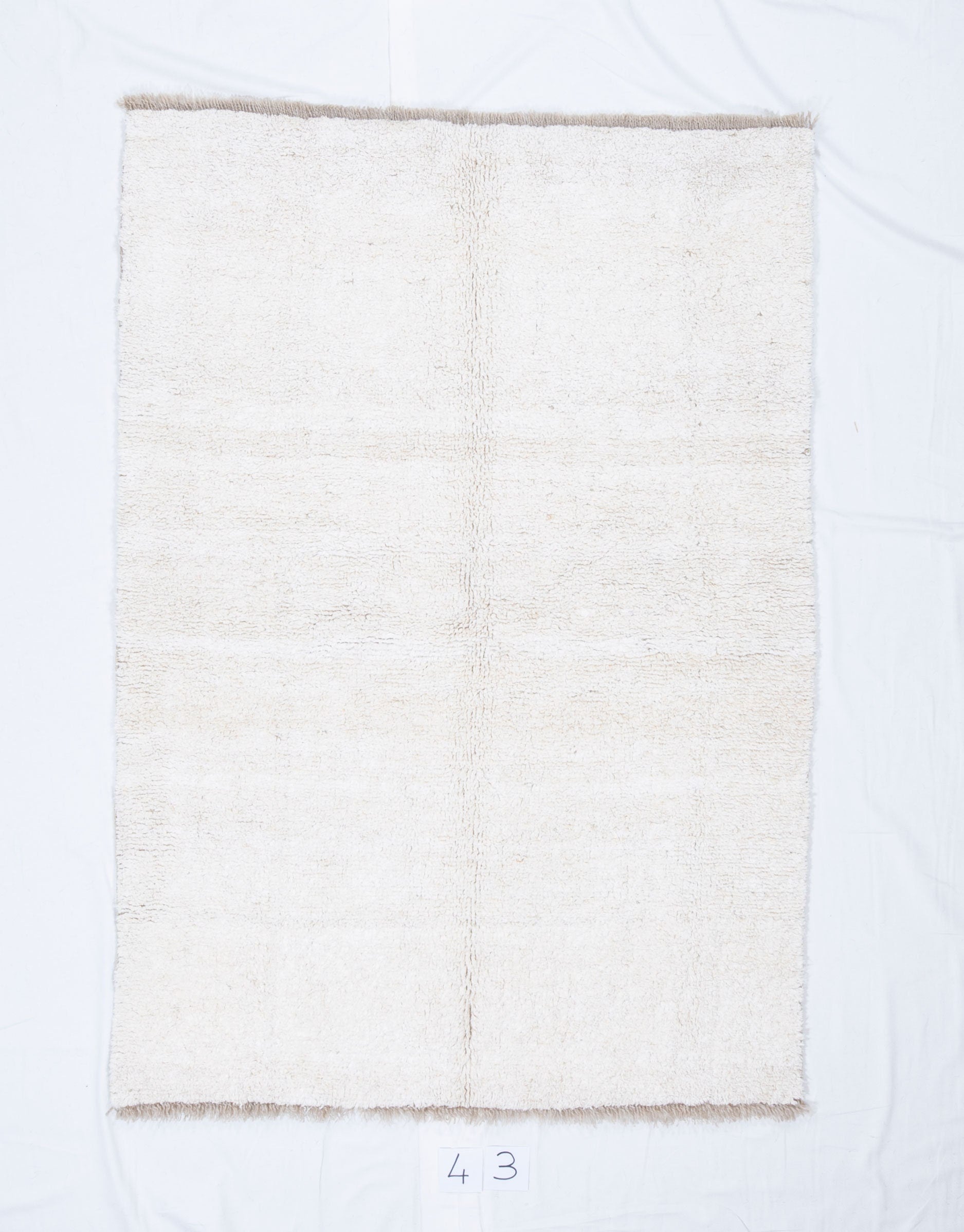 Contemporary TURKISH RUG up cycled from vintage HEMP and goat hair flat weaves