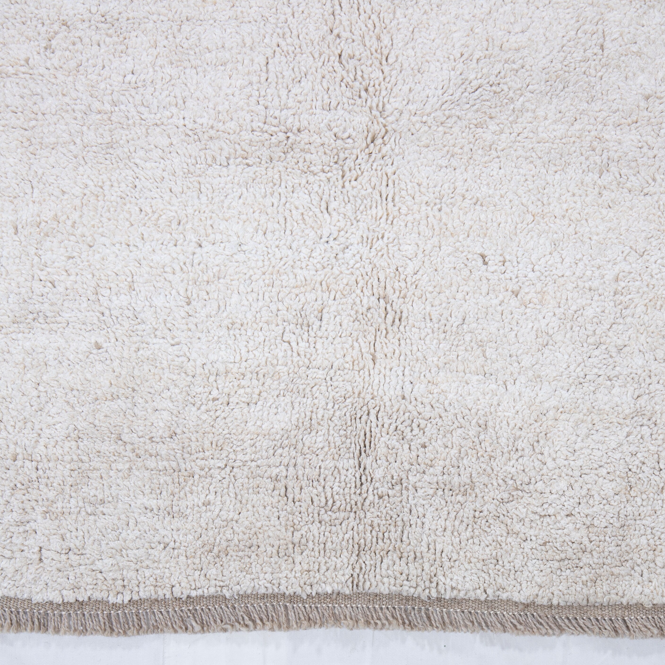 Contemporary TURKISH RUG up cycled from vintage HEMP and goat hair flat weaves