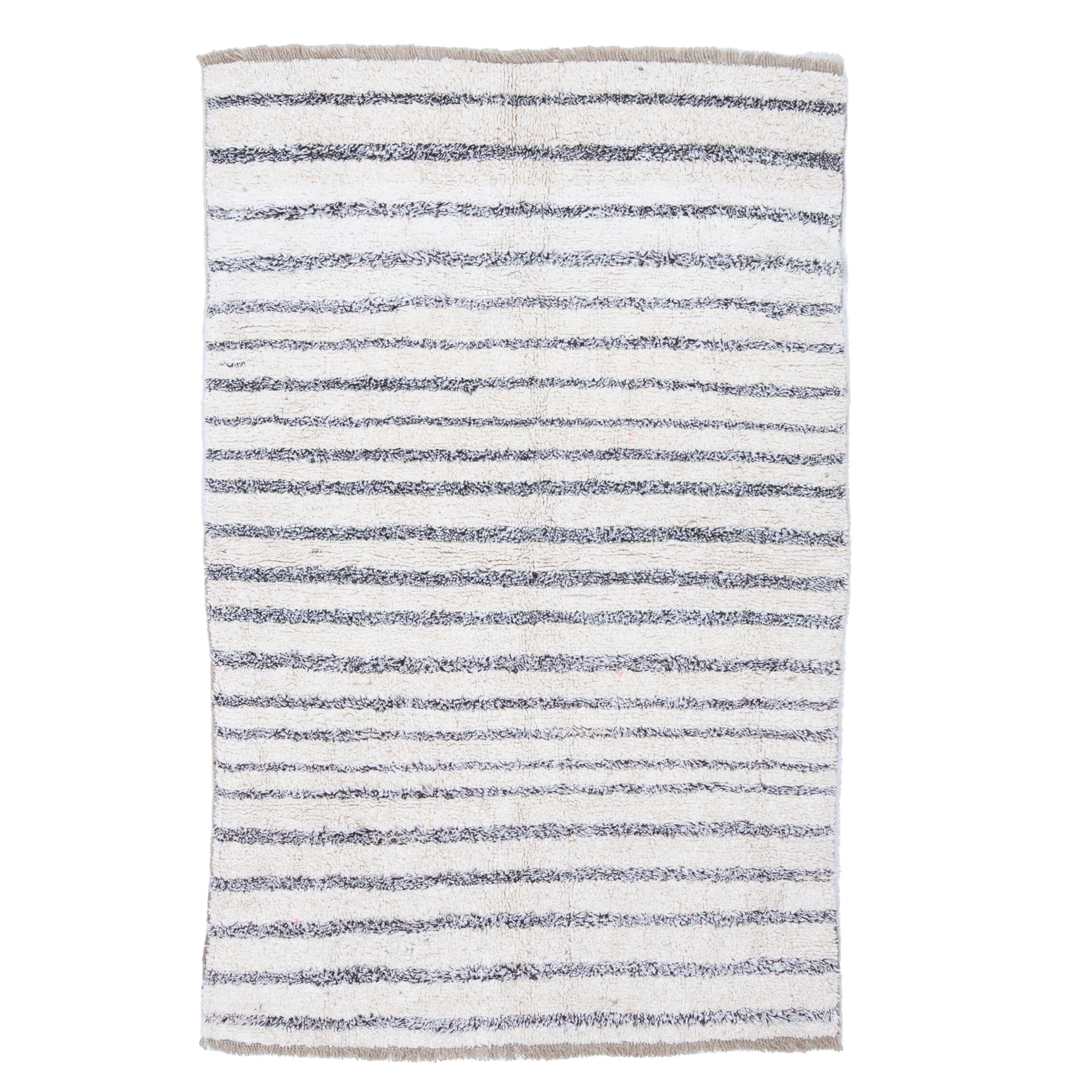 Contemporary TURKISH RUG up cycled from vintage HEMP and goat hair flat weaves