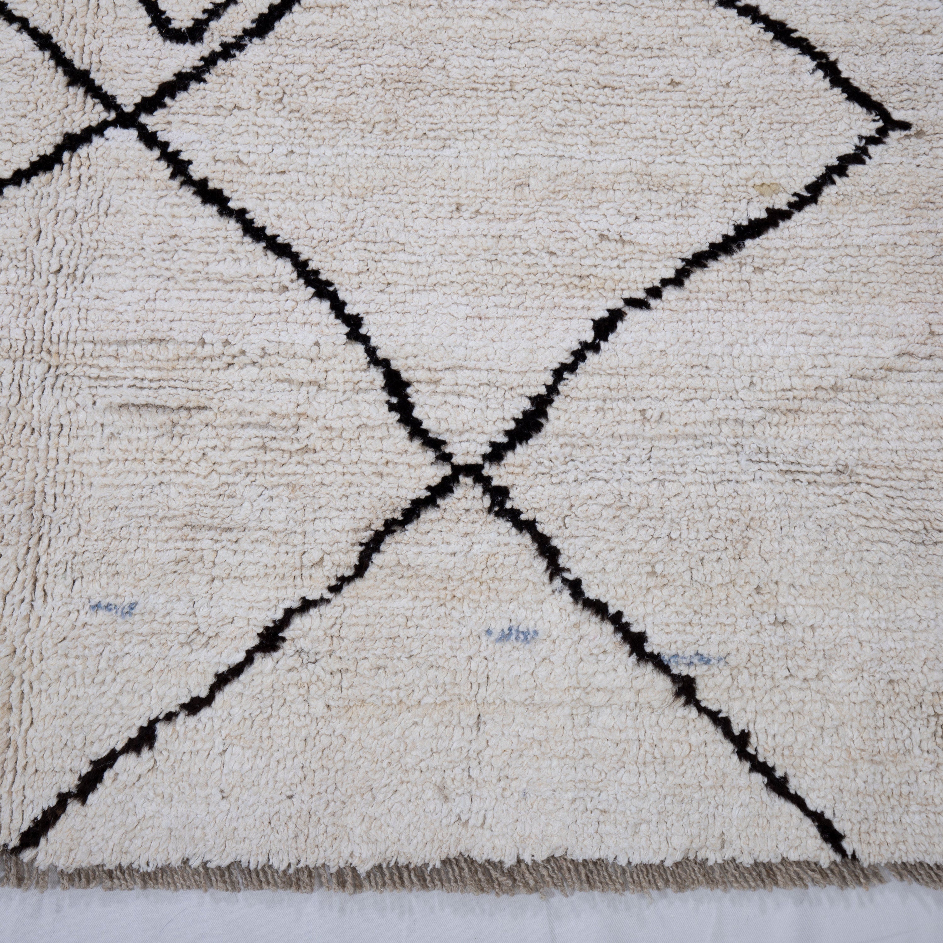 Contemporary TURKISH RUG up cycled from vintage HEMP and goat hair flat weaves