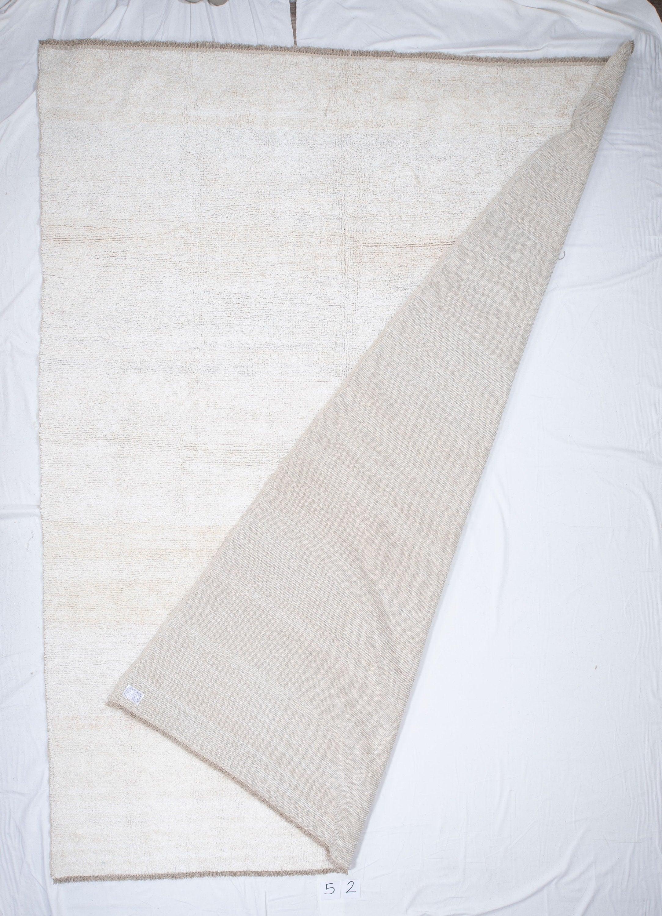 Contemporary TURKISH RUG up cycled from vintage HEMP and goat hair flat weaves