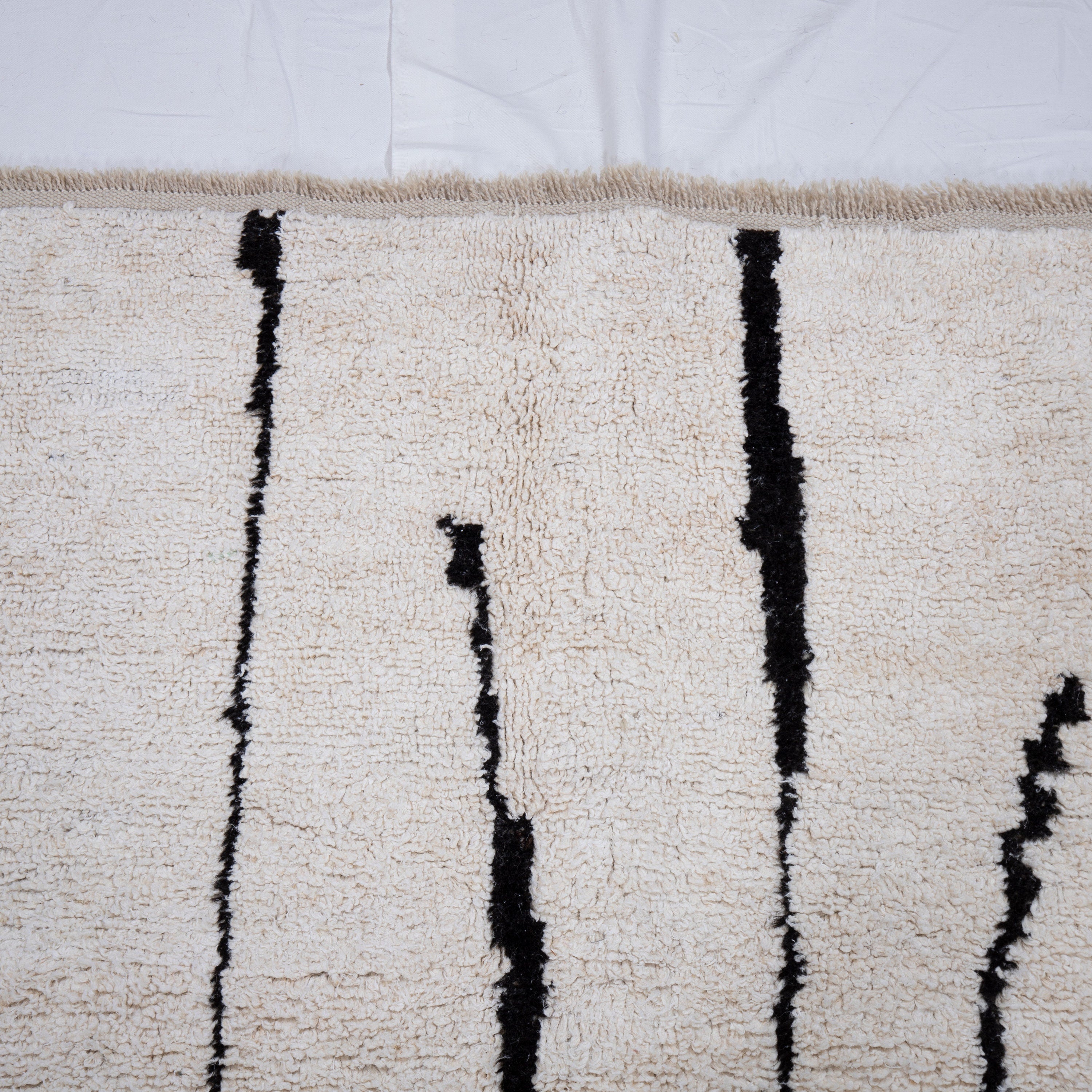 Contemporary TURKISH RUG up cycled from vintage HEMP and goat hair flat weaves