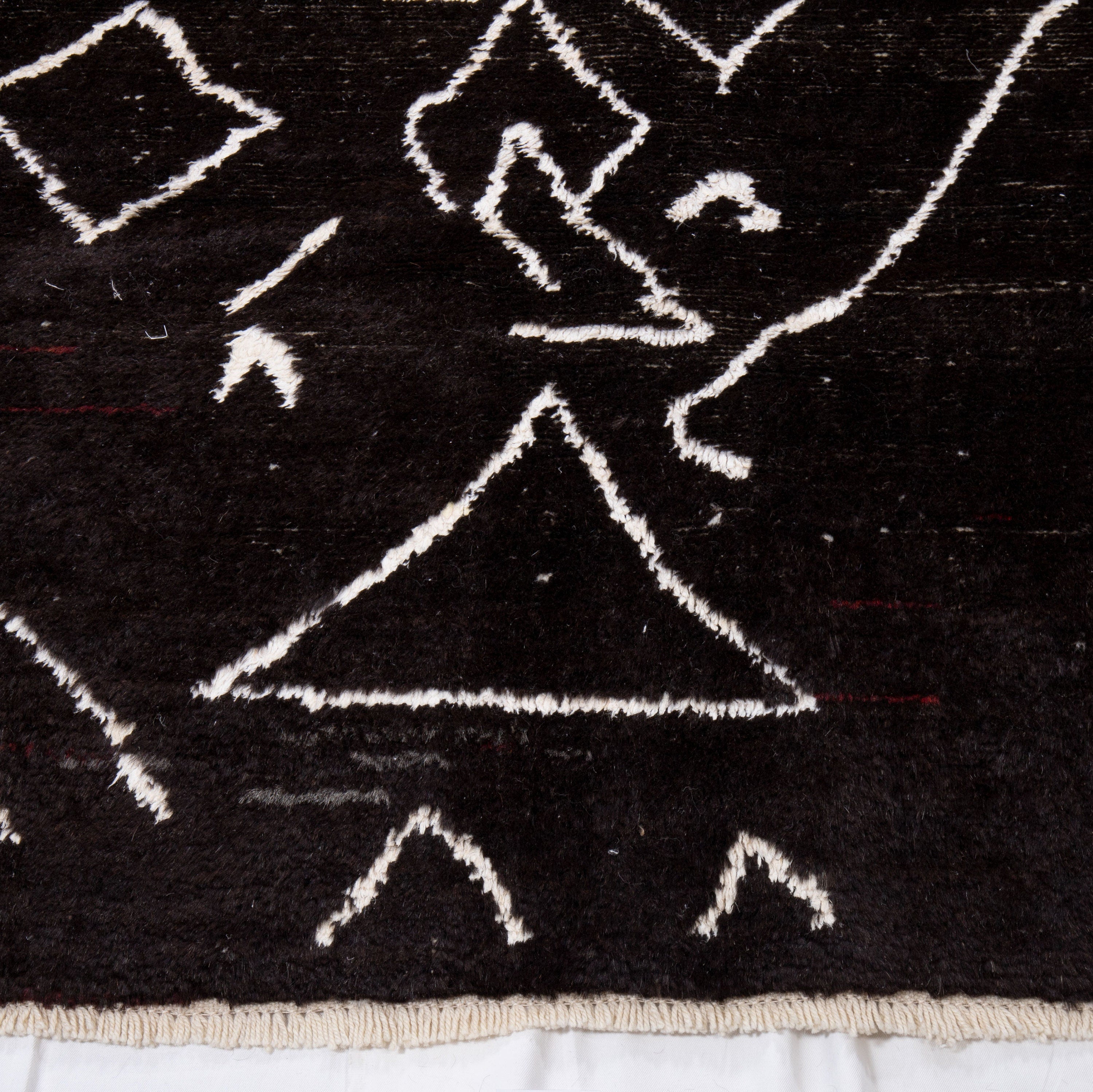 Contemporary TURKISH RUG up cycled from vintage HEMP and goat hair flat weaves