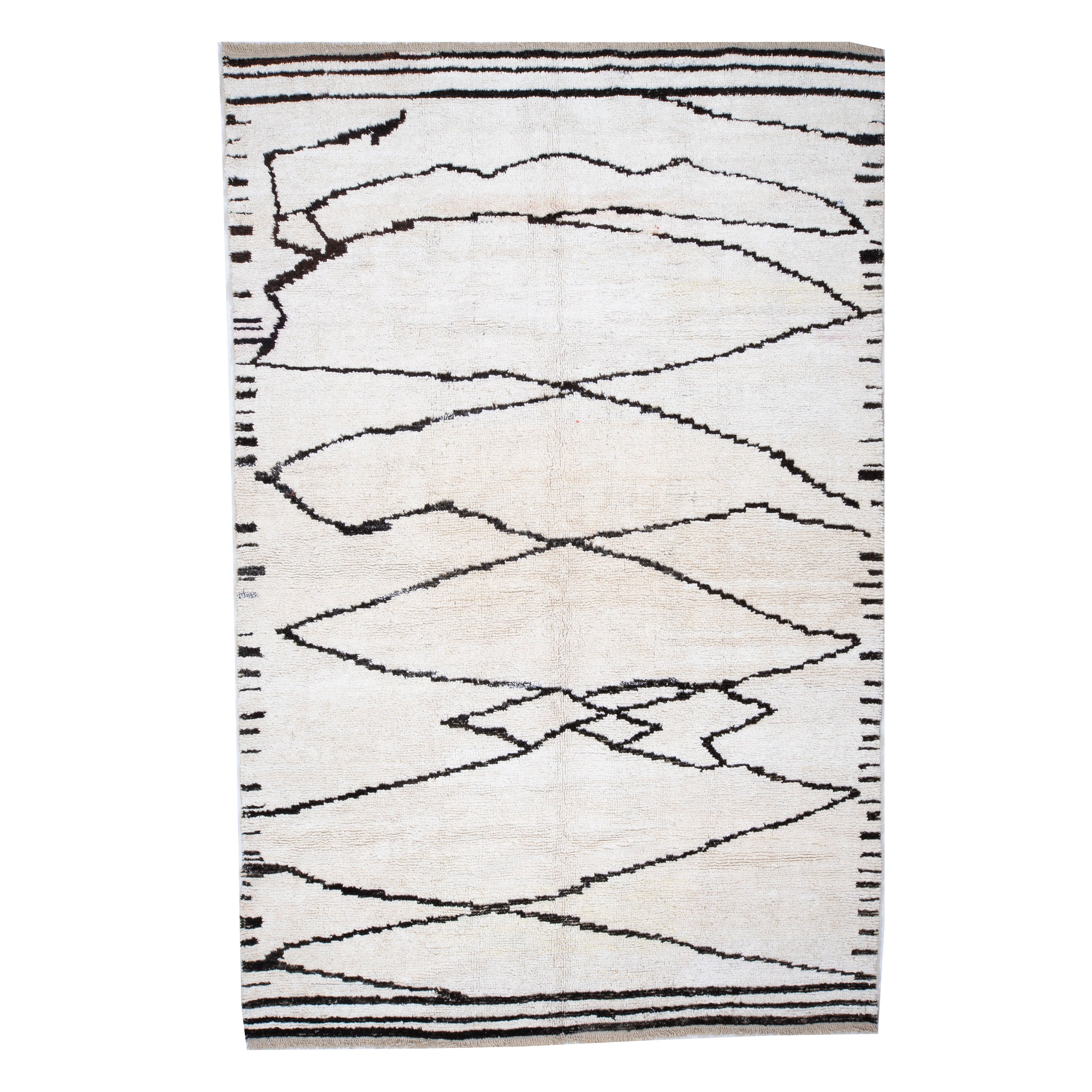 Contemporary TURKISH RUG up cycled from vintage HEMP and goat hair flat weaves