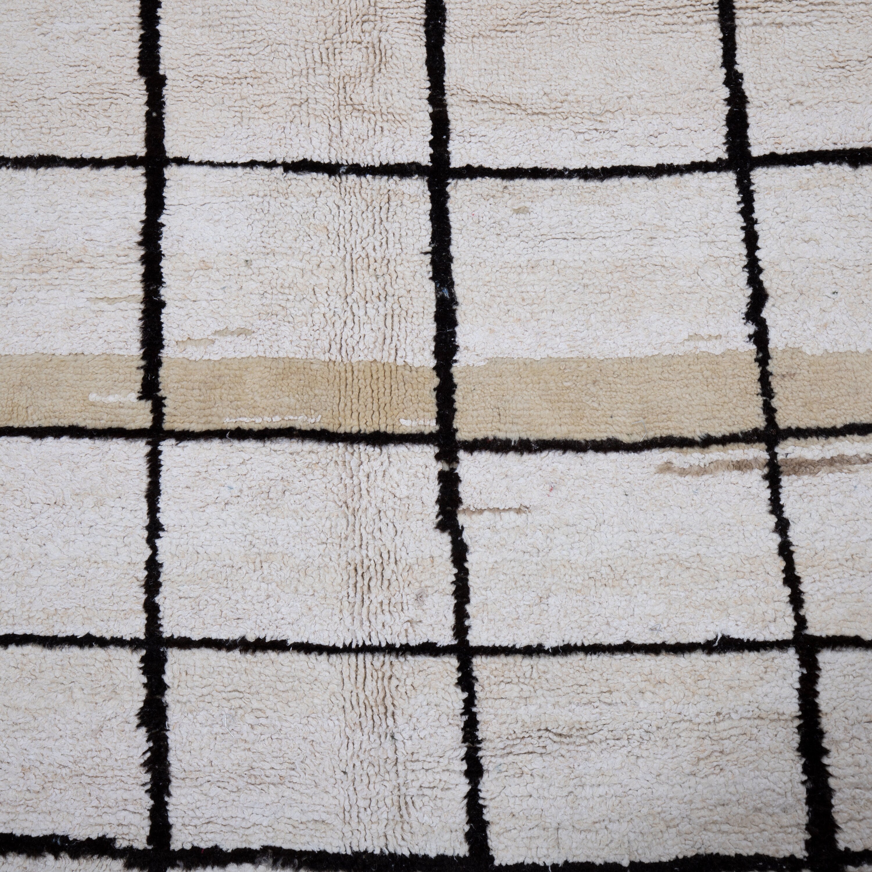Contemporary TURKISH RUG up cycled from vintage HEMP and goat hair flat weaves