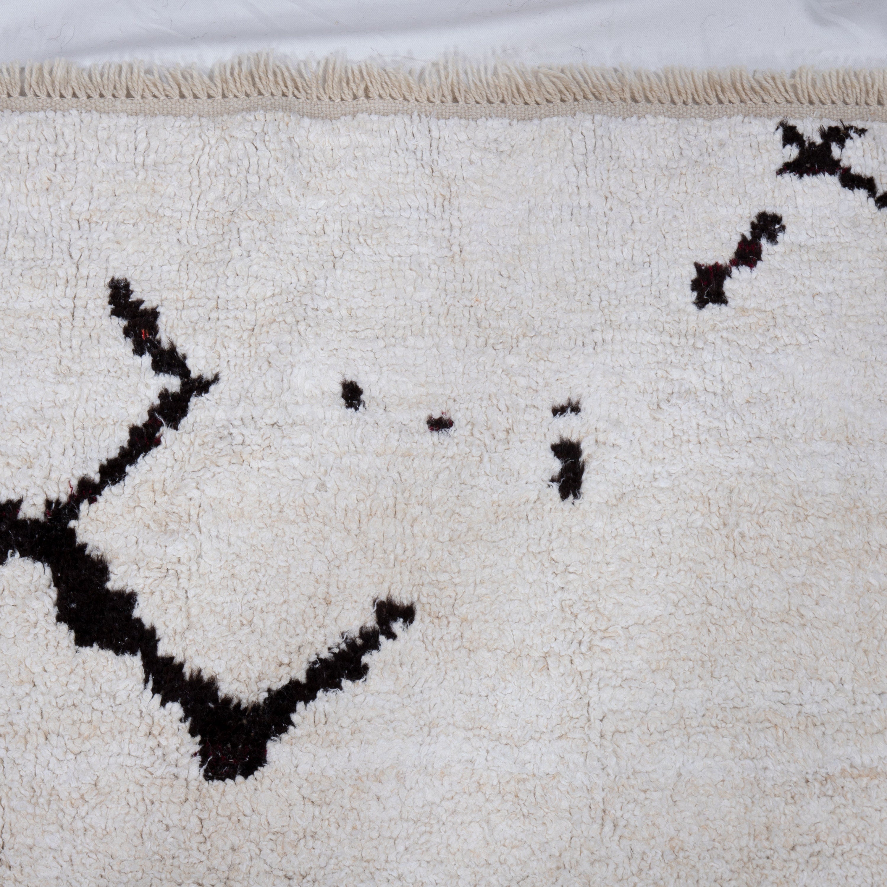 Contemporary TURKISH RUG up cycled from vintage HEMP and goat hair flat weaves