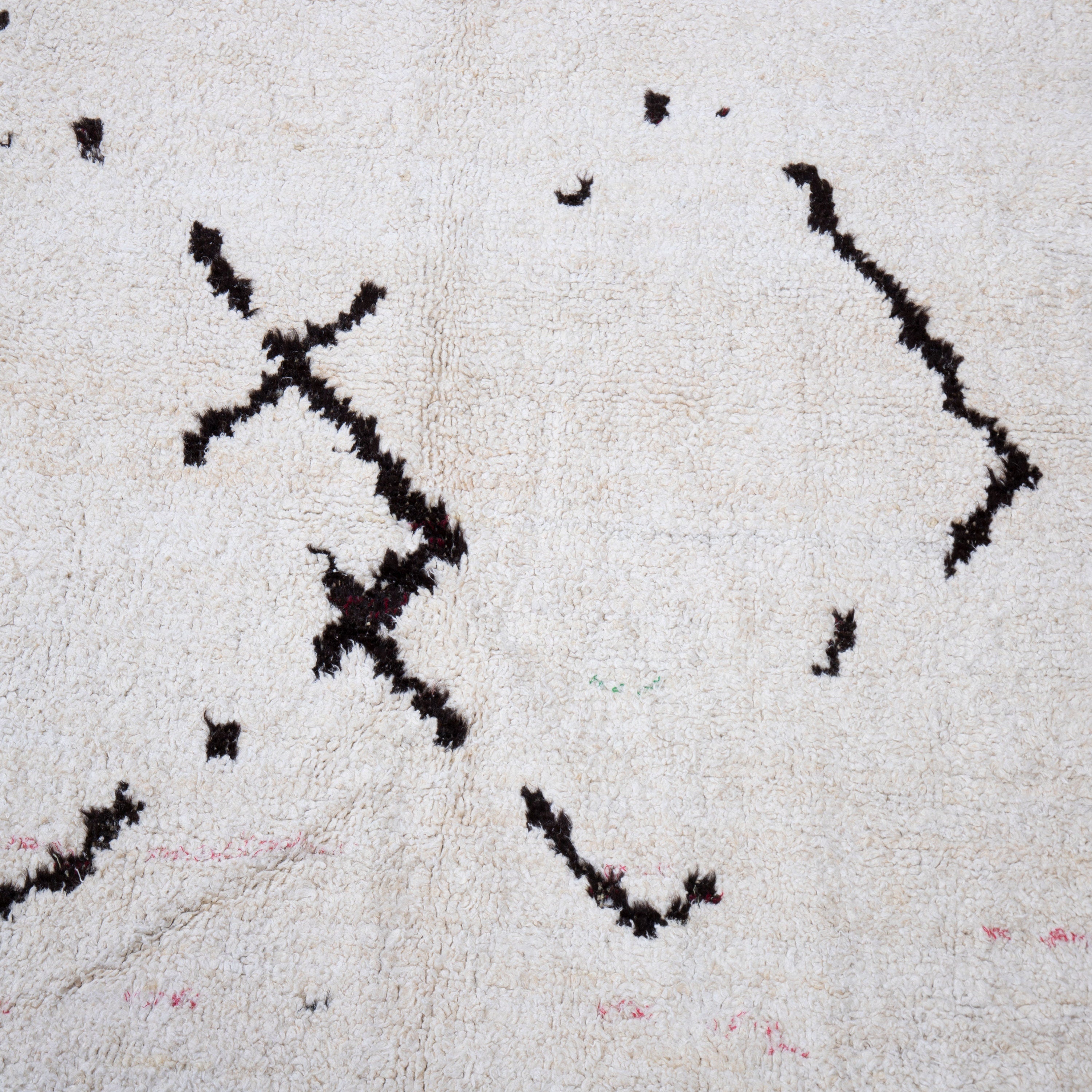 Contemporary TURKISH RUG up cycled from vintage HEMP and goat hair flat weaves