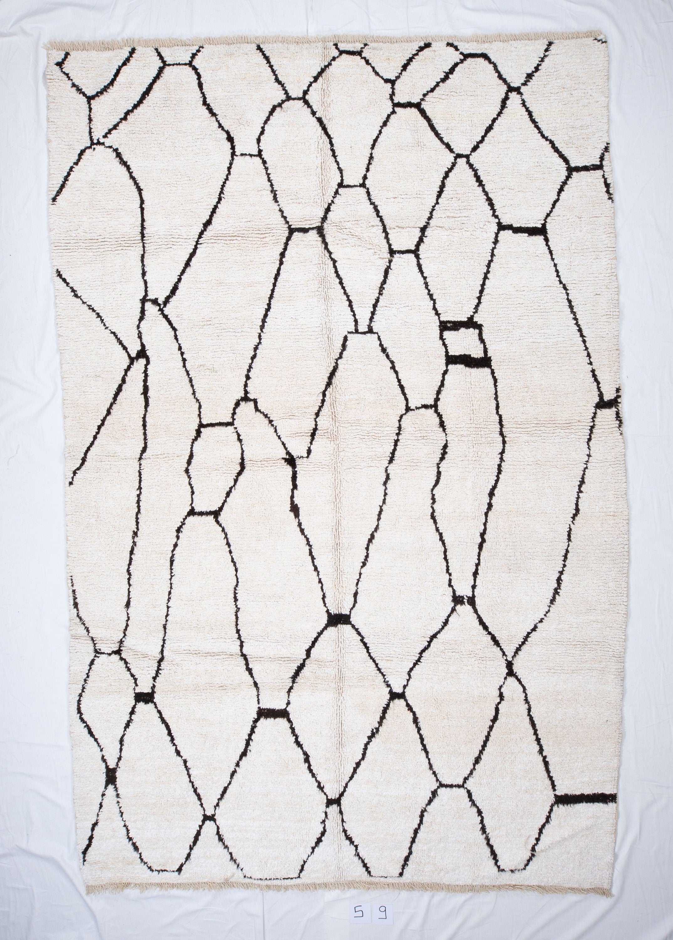 Contemporary TURKISH RUG up cycled from vintage HEMP and goat hair flat weaves