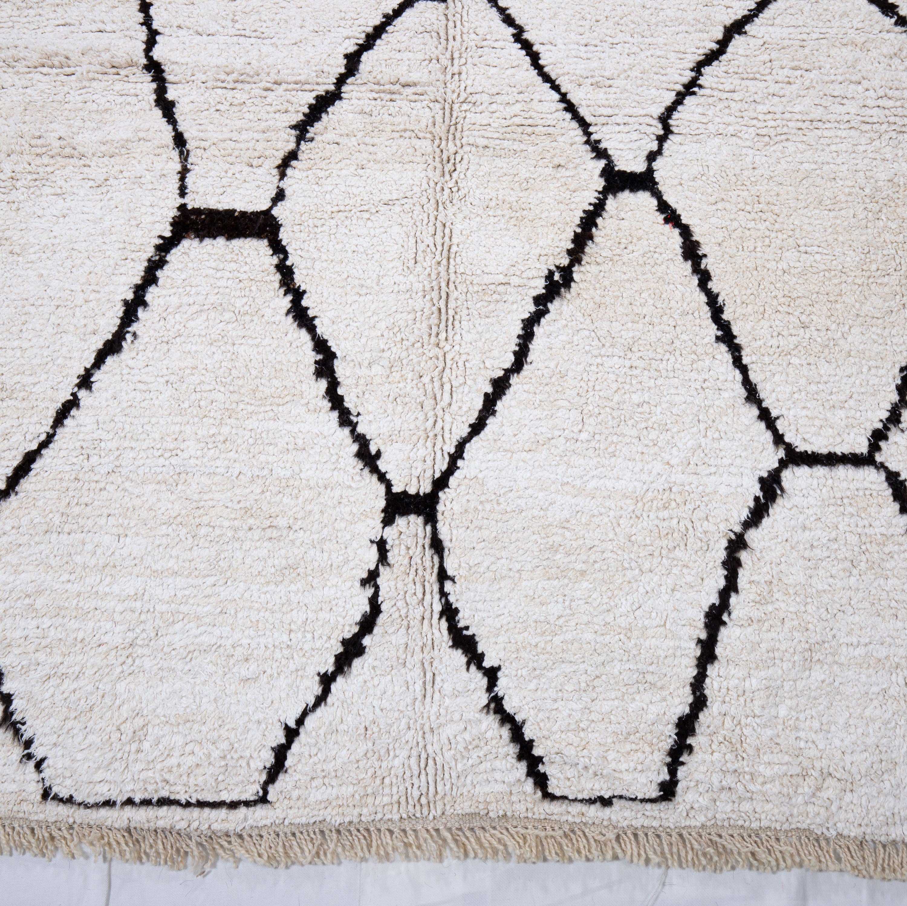 Contemporary TURKISH RUG up cycled from vintage HEMP and goat hair flat weaves