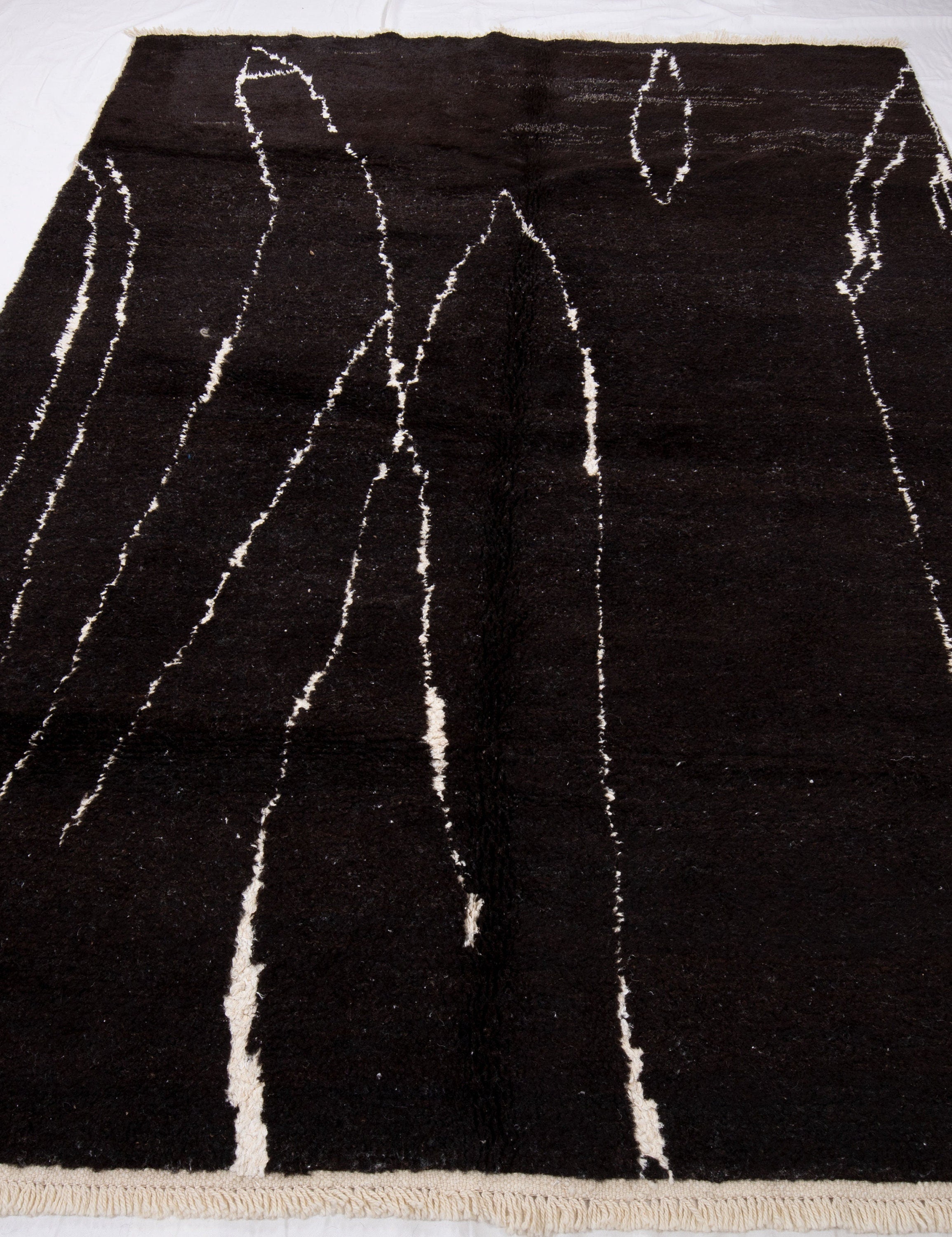 Contemporary TURKISH RUG up cycled from vintage HEMP and goat hair flat weaves.