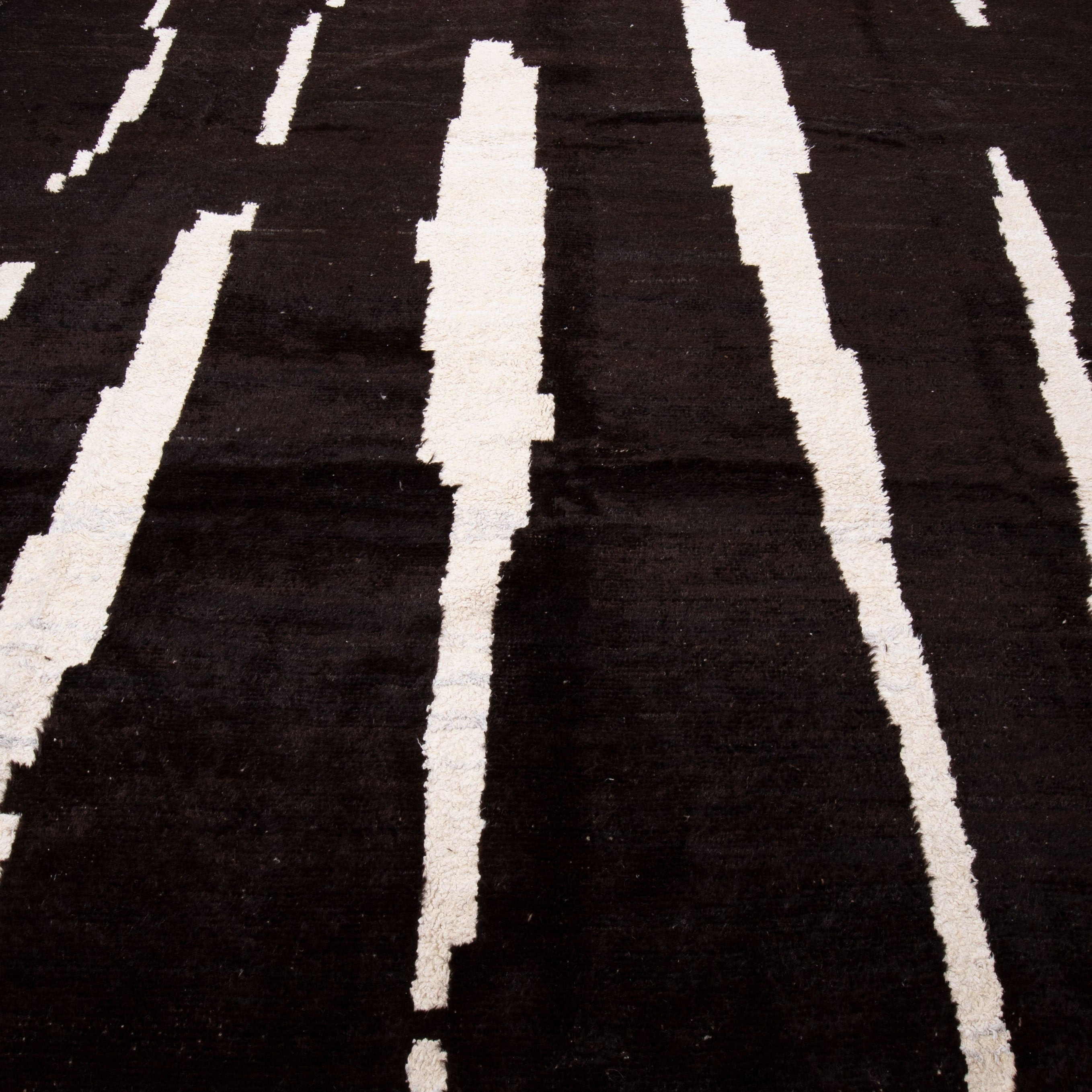 Contemporary TURKISH RUG up cycled from vintage HEMP and goat hair flat weaves