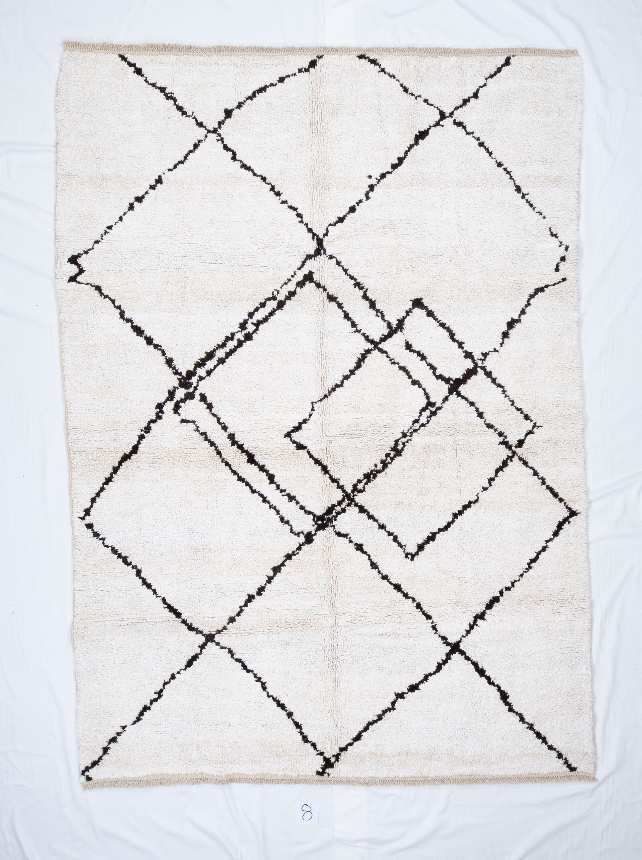 Contemporary TURKISH RUG up cycled from vintage HEMP and goat hair flat weaves.