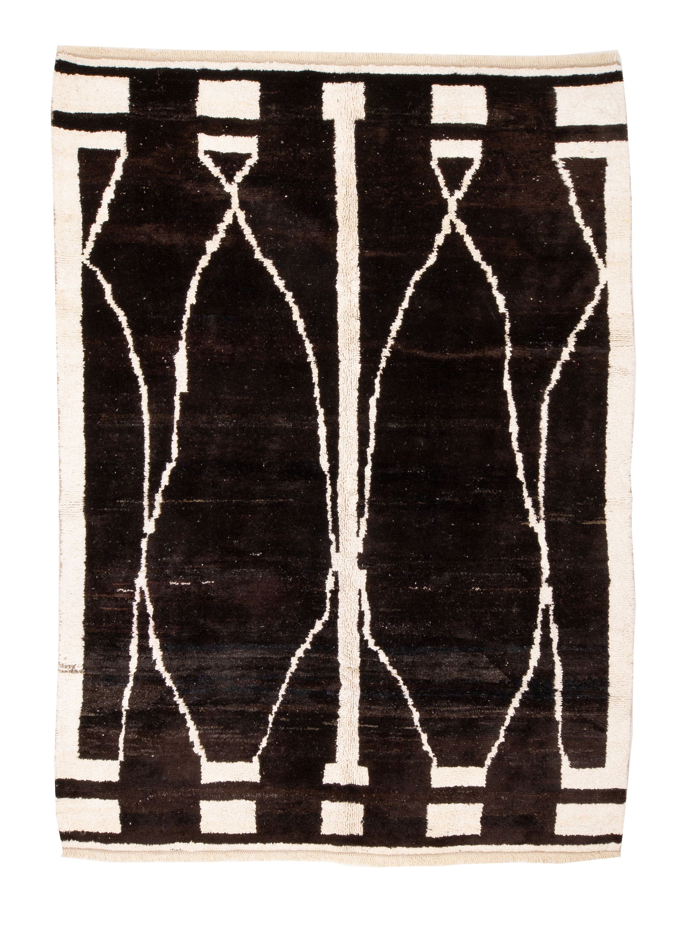 Contemporary TURKISH RUG up cycled from vintage HEMP and goat hair flat weaves.