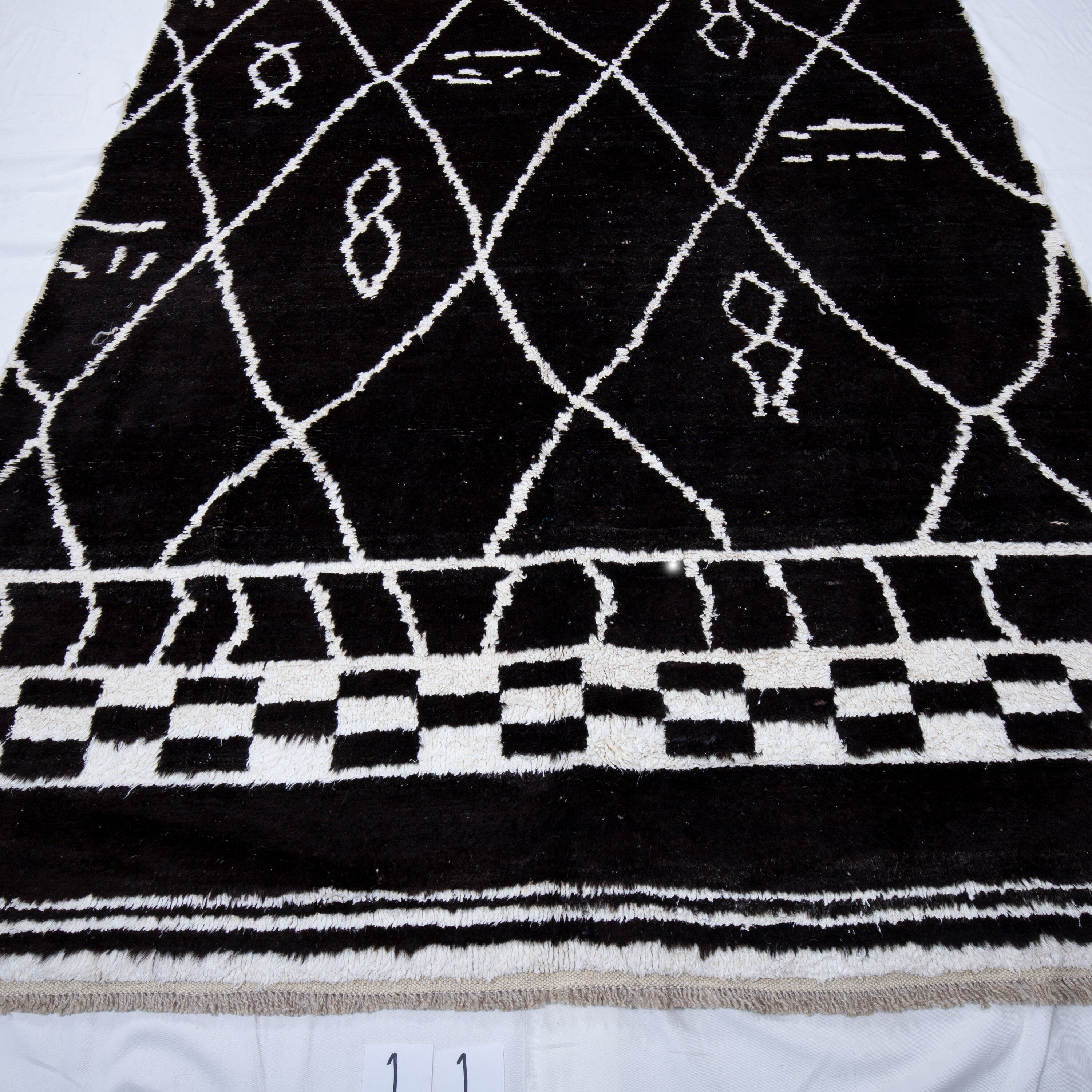 Contemporary TURKISH RUG up cycled from vintage HEMP and goat hair flat weaves.