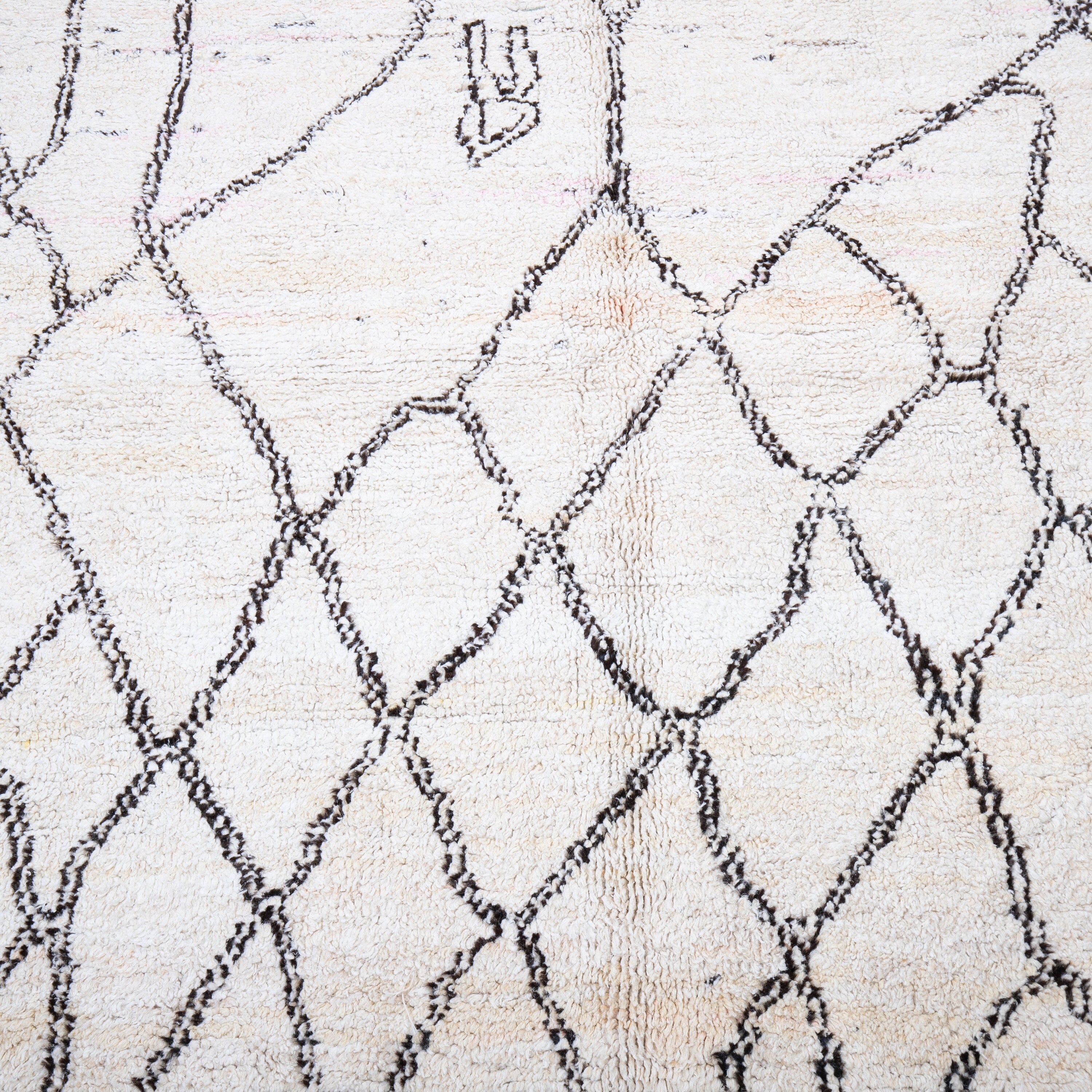 Contemporary TURKISH RUG up cycled from vintage HEMP and goat hair flat weaves