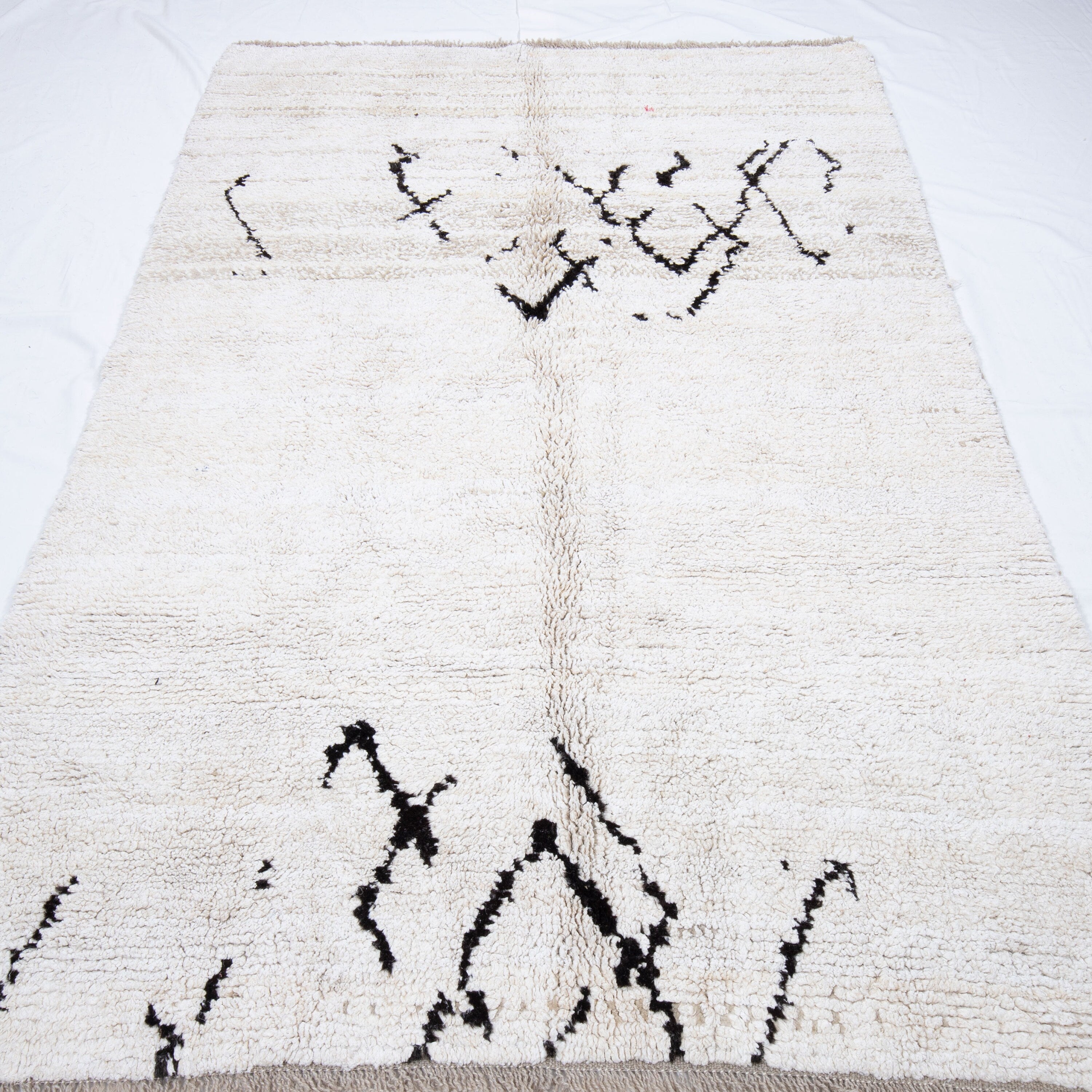 Contemporary TURKISH RUG up cycled from vintage HEMP and goat hair flat weaves