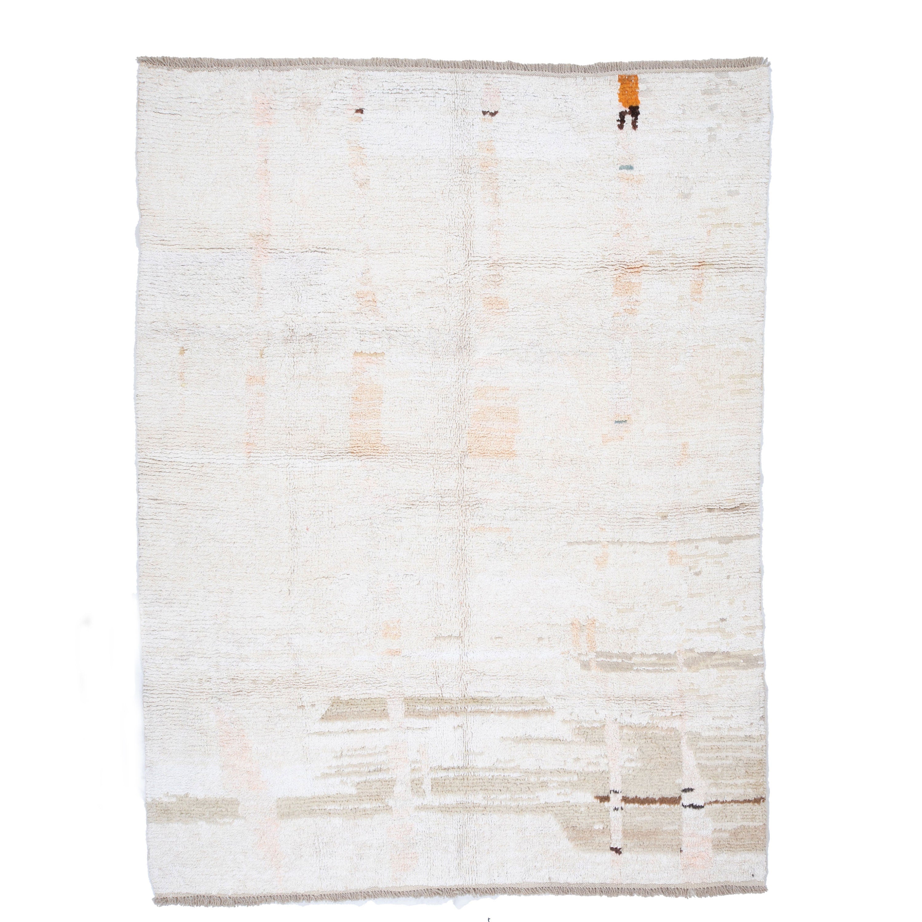 Contemporary TURKISH RUG up cycled from vintage HEMP and goat hair flat weaves